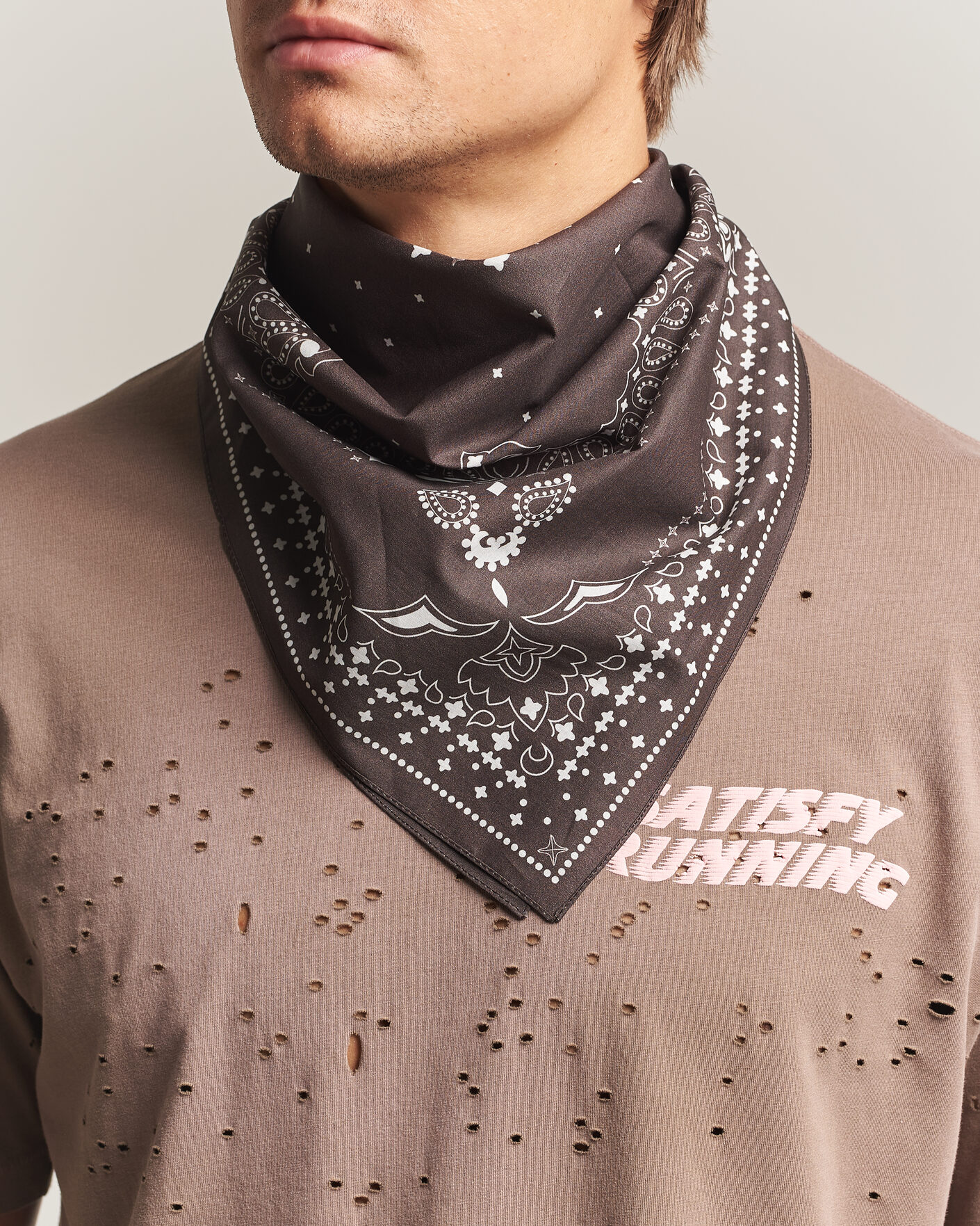 Men | Dress Scarves | Satisfy | SoftCell Bandana Sun Bleached Rain Drum