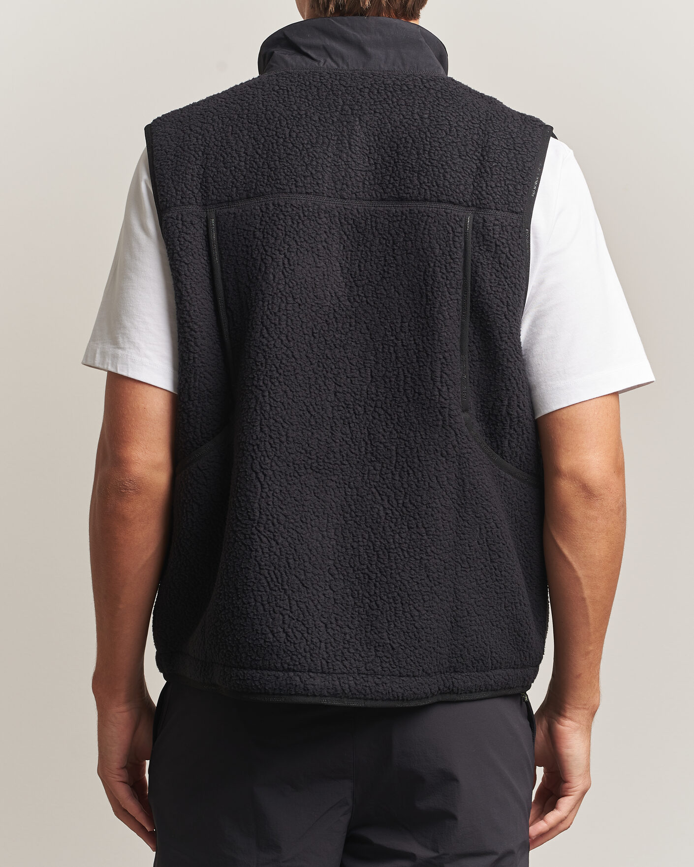Men | Sweaters & Knitwear | Pas Normal Studios | Off-Race Pile Fleece Black