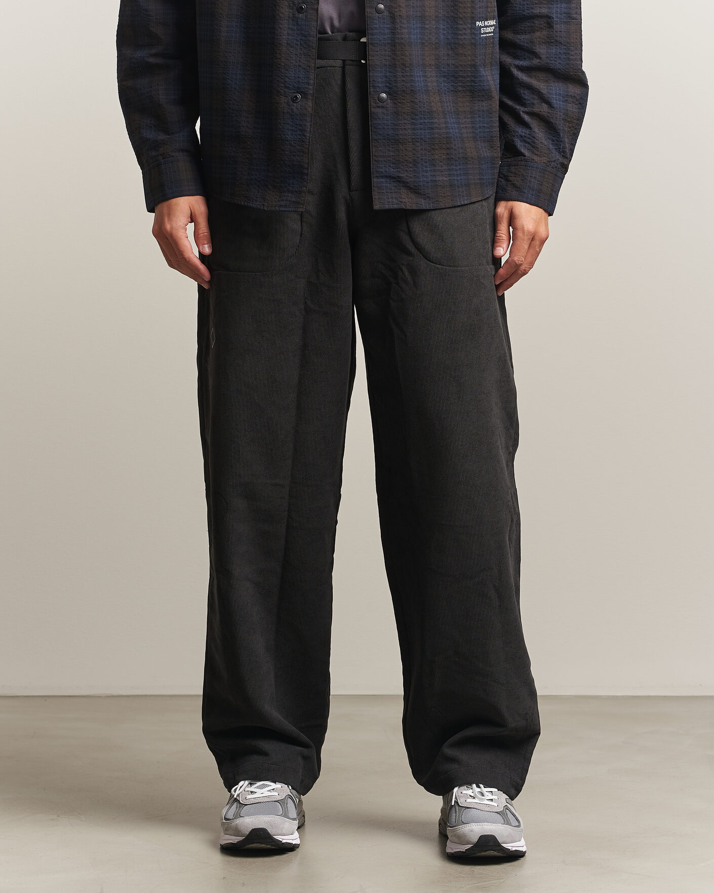 Men | Trousers | Pas Normal Studios | Off-Race Tech Corduroy Pants Black