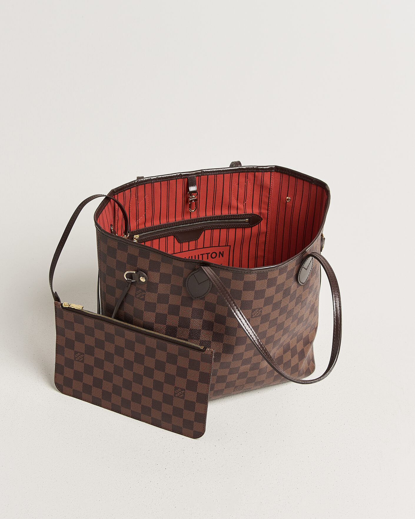Men | Pre-Owned & Vintage Bags | Louis Vuitton Pre-Owned | Neverfull MM Damier Ebene