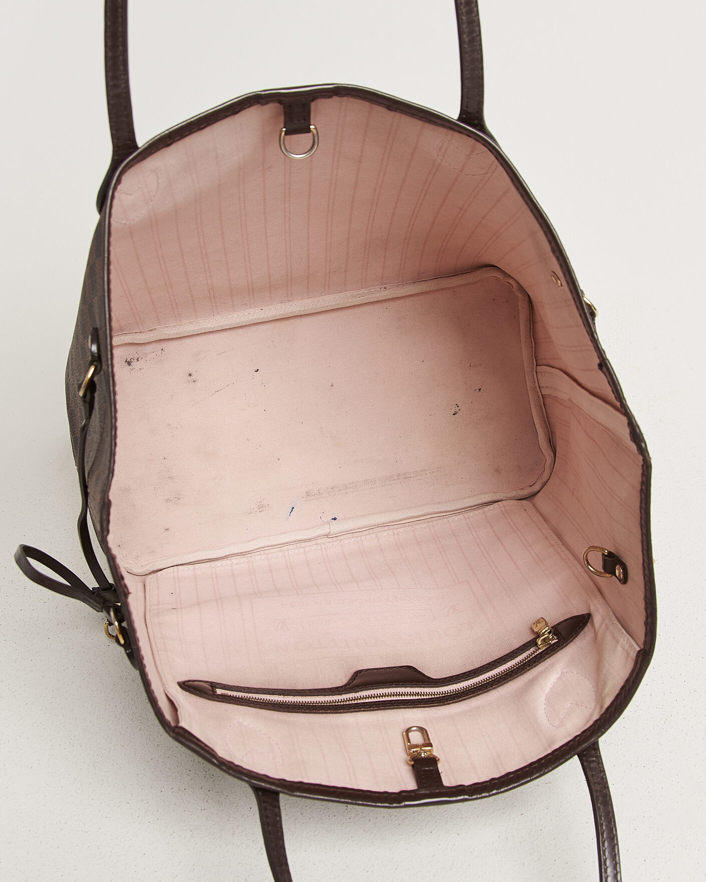 Men | Pre-Owned & Vintage Bags | Louis Vuitton Pre-Owned | Neverfull MM Damier Ebene