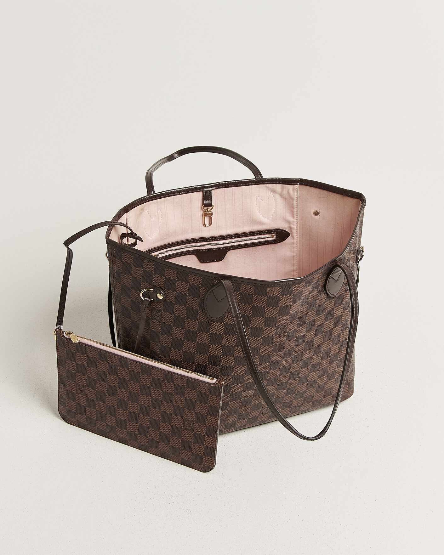 Men | Pre-Owned & Vintage Bags | Louis Vuitton Pre-Owned | Neverfull MM Damier Ebene