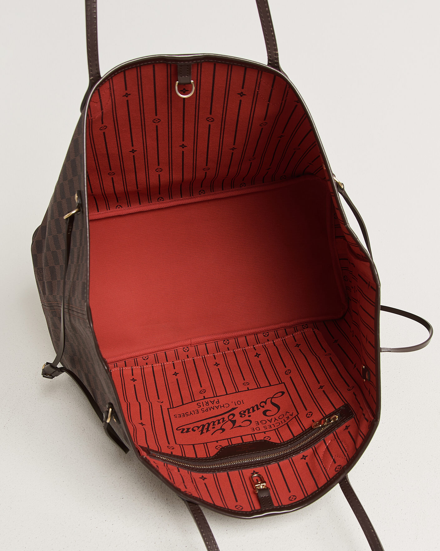 Men | Pre-Owned & Vintage Bags | Louis Vuitton Pre-Owned | Neverfull GM Damier Ebene