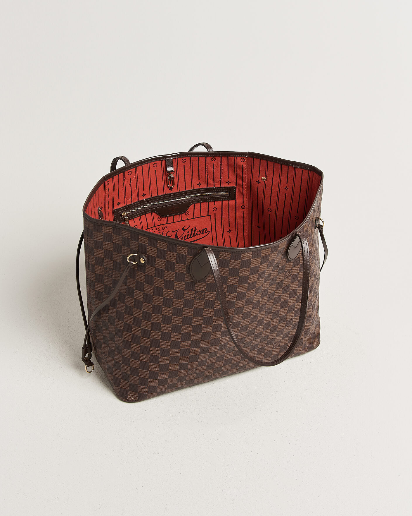 Men | Pre-Owned & Vintage Bags | Louis Vuitton Pre-Owned | Neverfull GM Damier Ebene