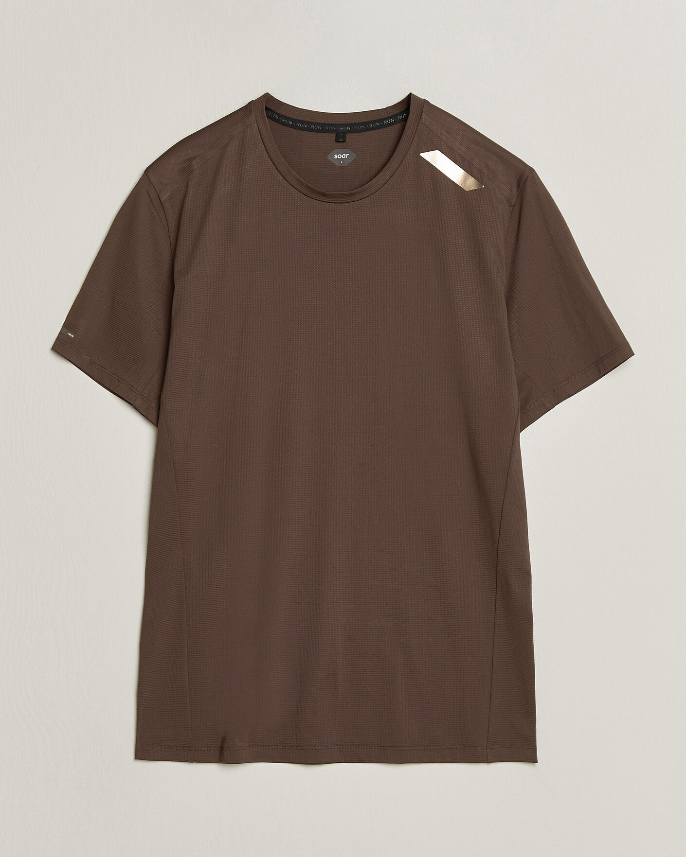 Men | T-Shirts | SOAR Running | Eco Tech T-Shirt Brown