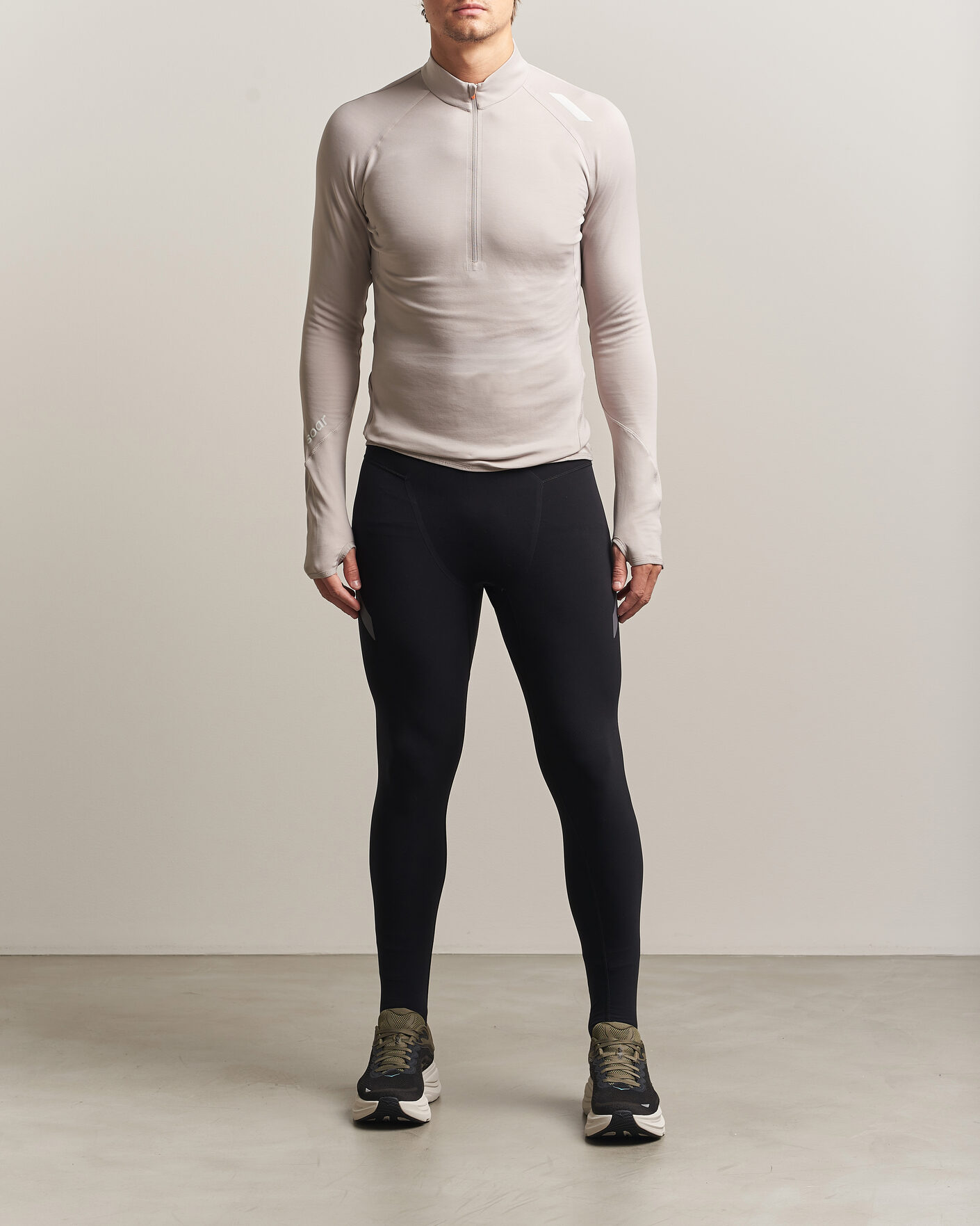 Men | Sweaters & Knitwear | SOAR Running | Wool Tech Top Opal Grey