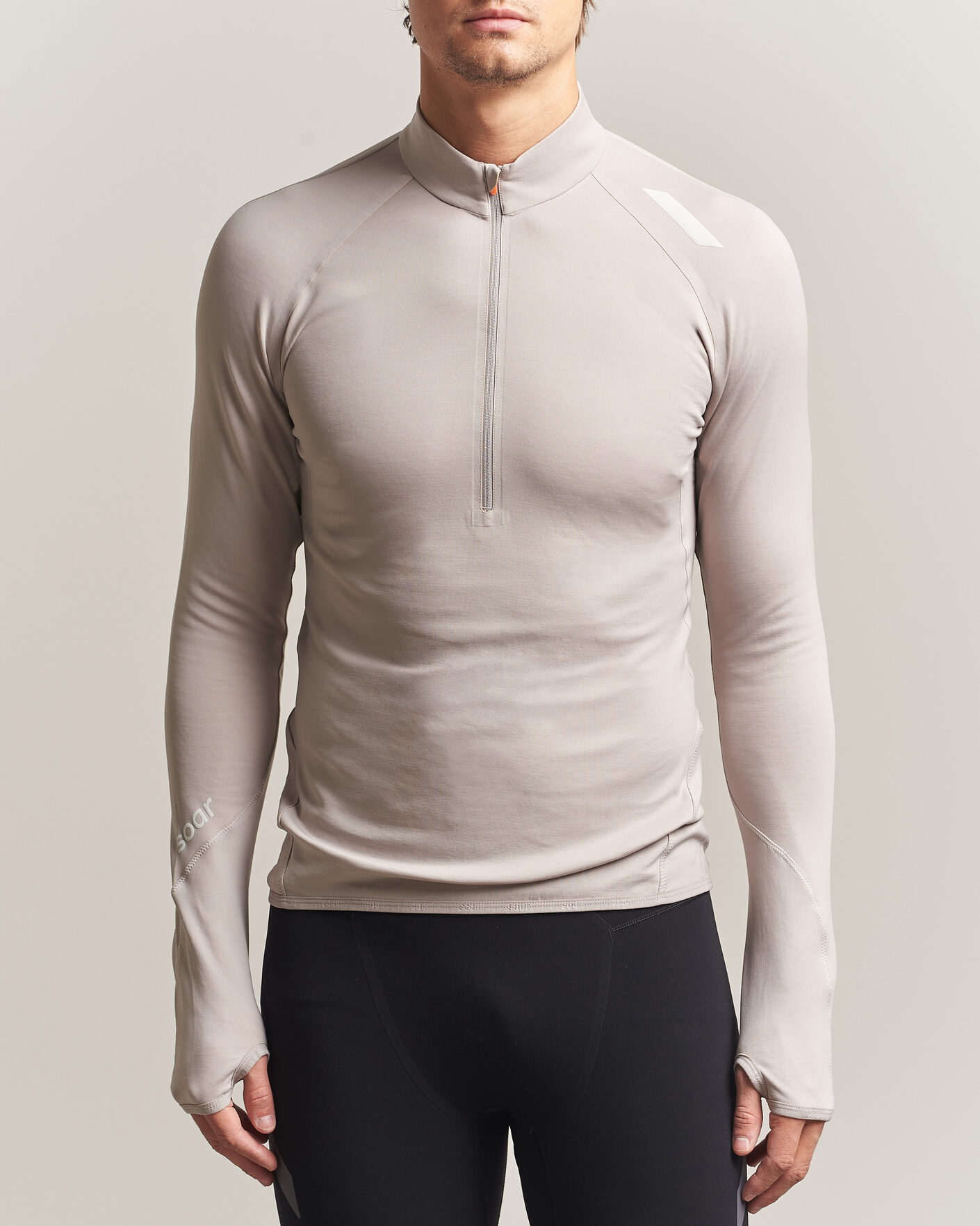 Men | Sweaters & Knitwear | SOAR Running | Wool Tech Top Opal Grey