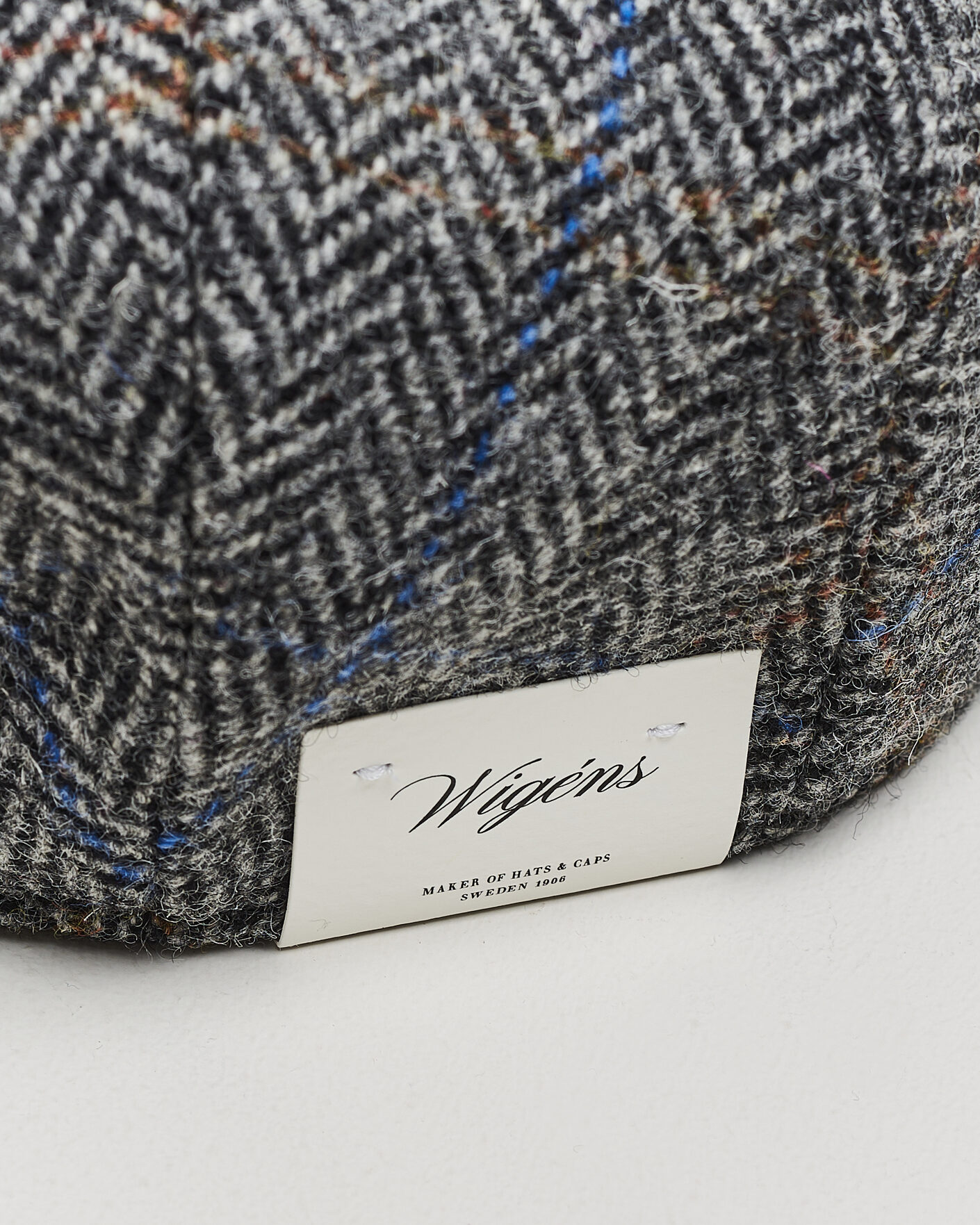 Men | Hats & Caps | Wigéns | Ivy Contemporary Herringbone Cap Grey