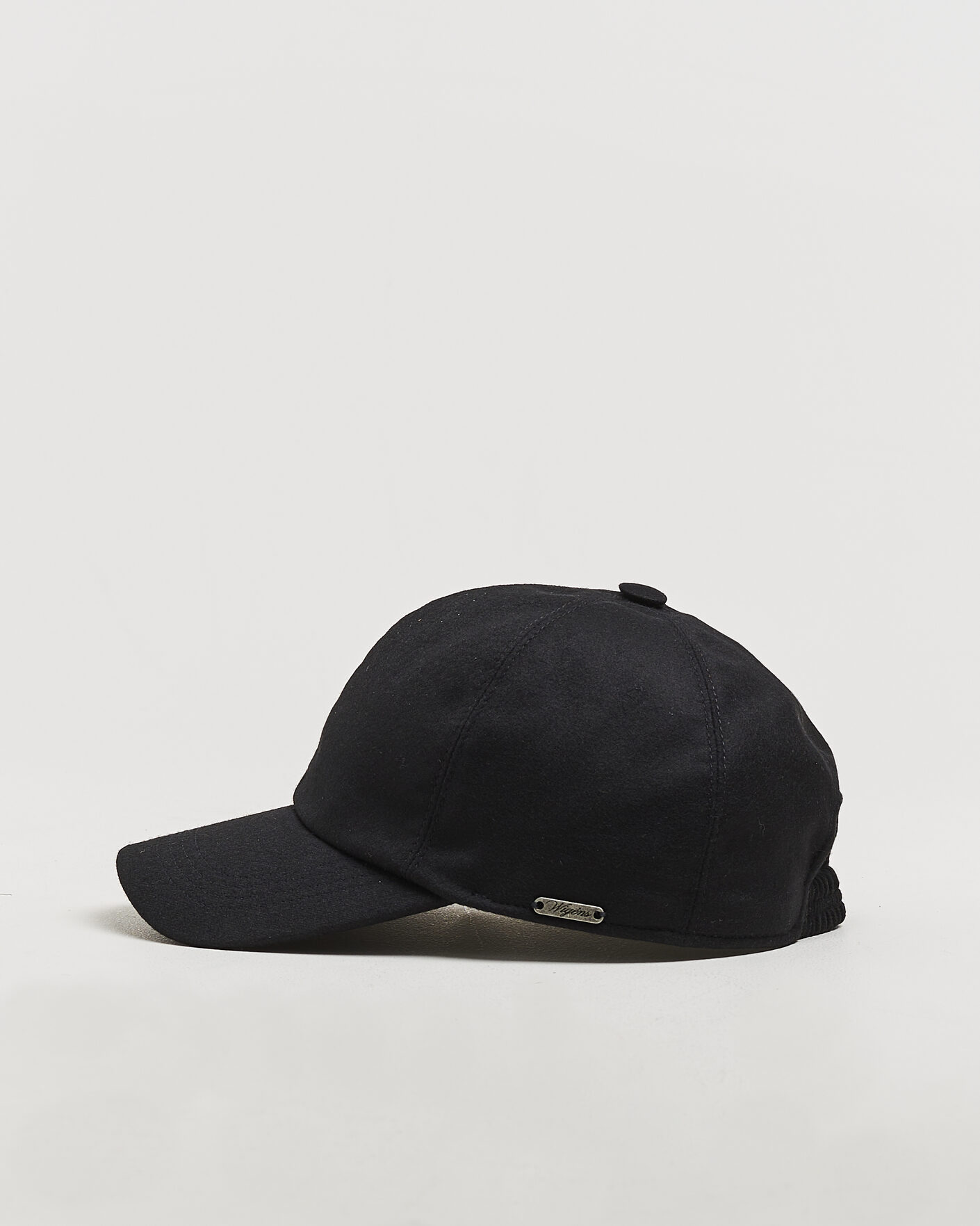 Men | Hats & Caps | Wigéns | Wool/Cashmere Baseball Cap Black