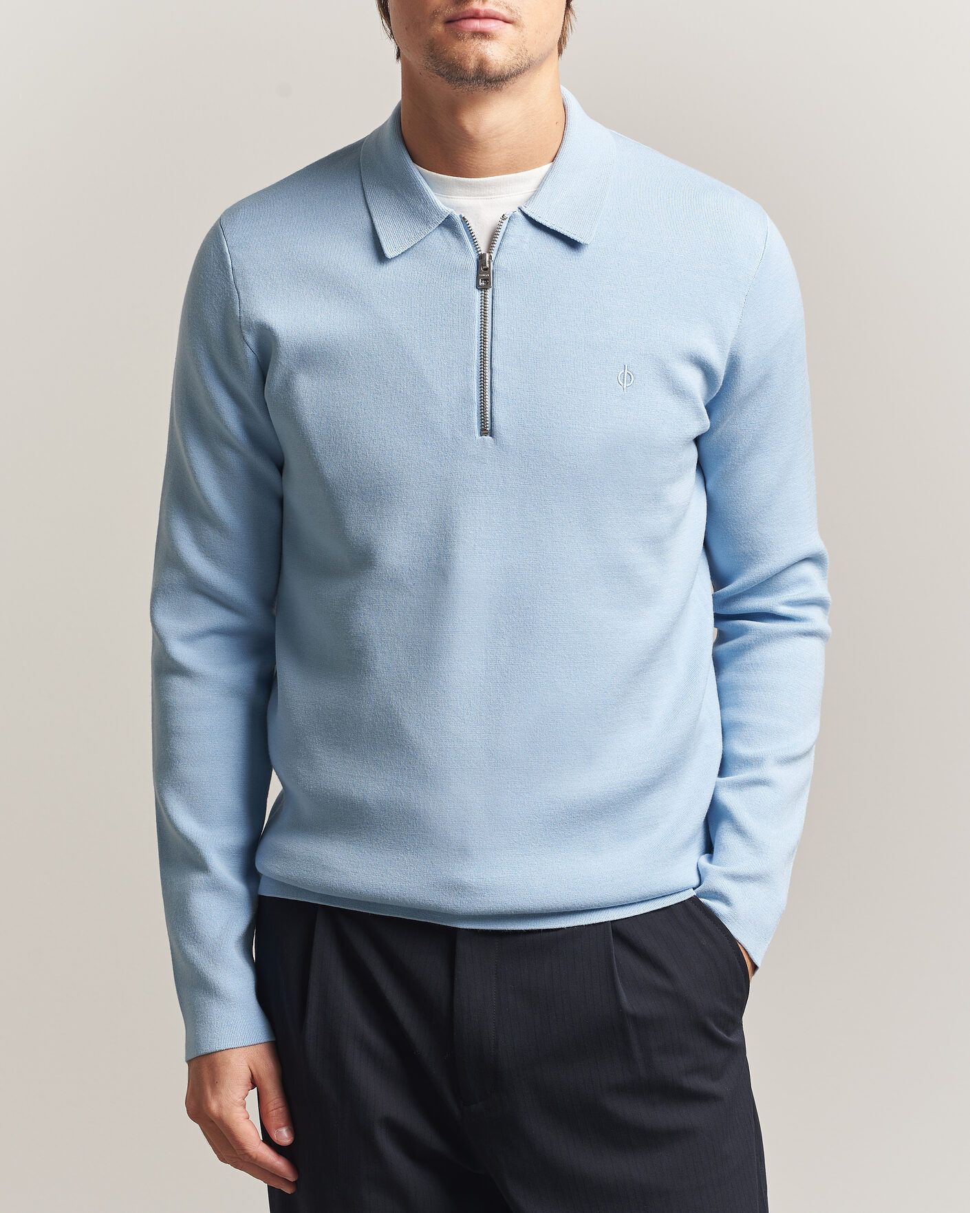 Men | Sweaters & Knitwear | Samsøe Samsøe | Matt Half Zip Windsurfer