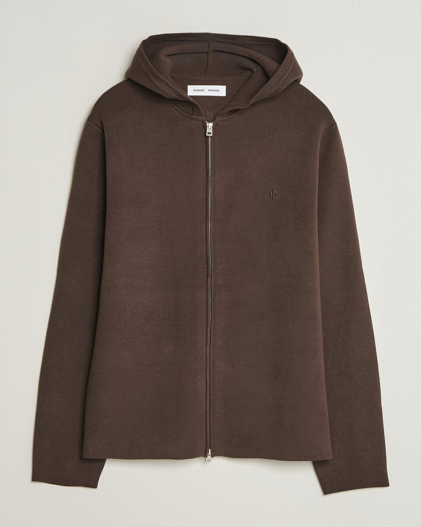 Men | Sweaters & Knitwear | Samsøe Samsøe | Niklas Full Zip Hoodie Delicioso