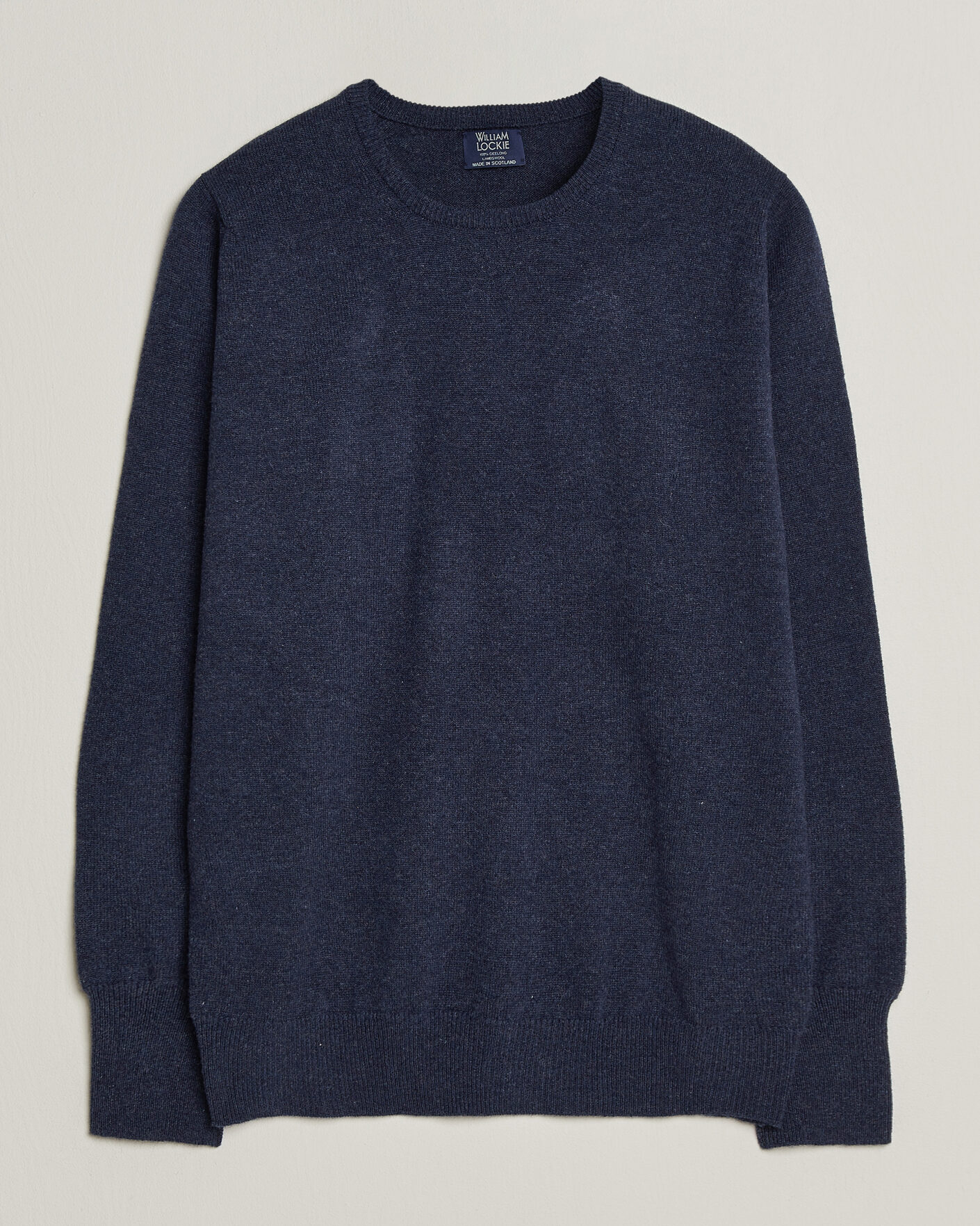 Men | Sweaters & Knitwear | William Lockie | Rob Lambswool Crewneck Astra