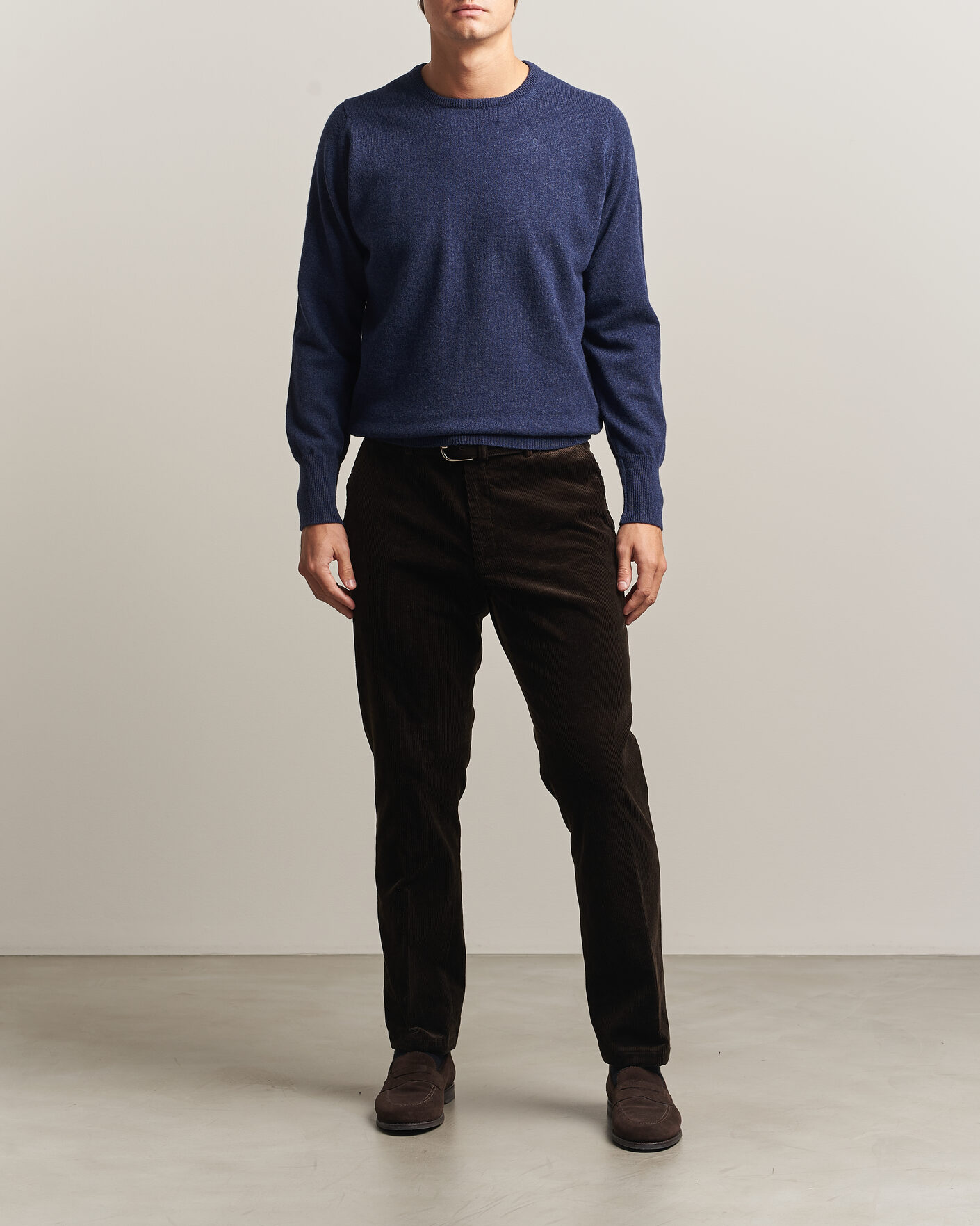Men | Sweaters & Knitwear | William Lockie | Rob Lambswool Crewneck Astra