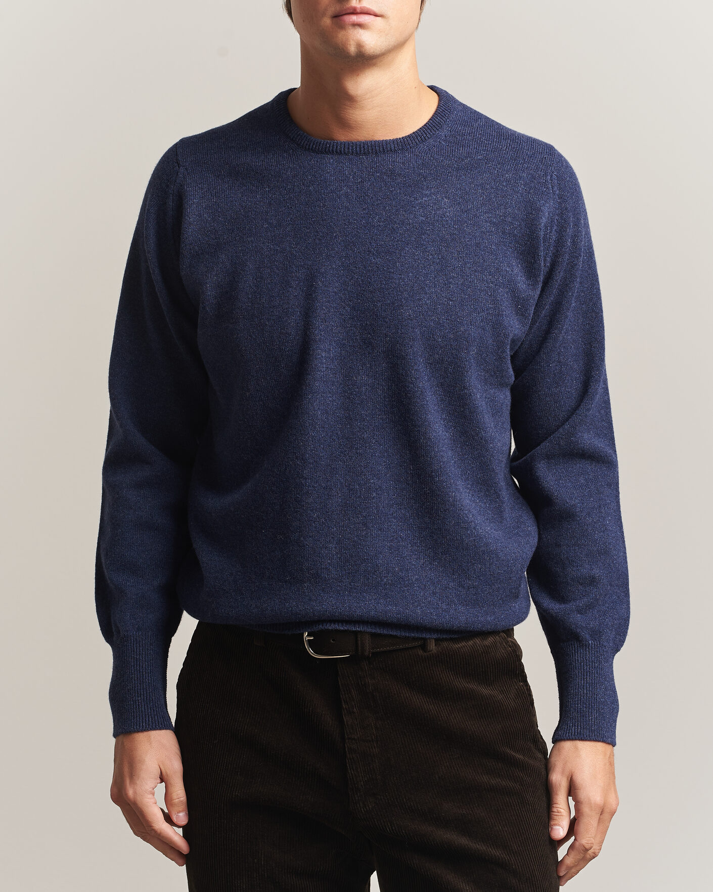 Men | Sweaters & Knitwear | William Lockie | Rob Lambswool Crewneck Astra