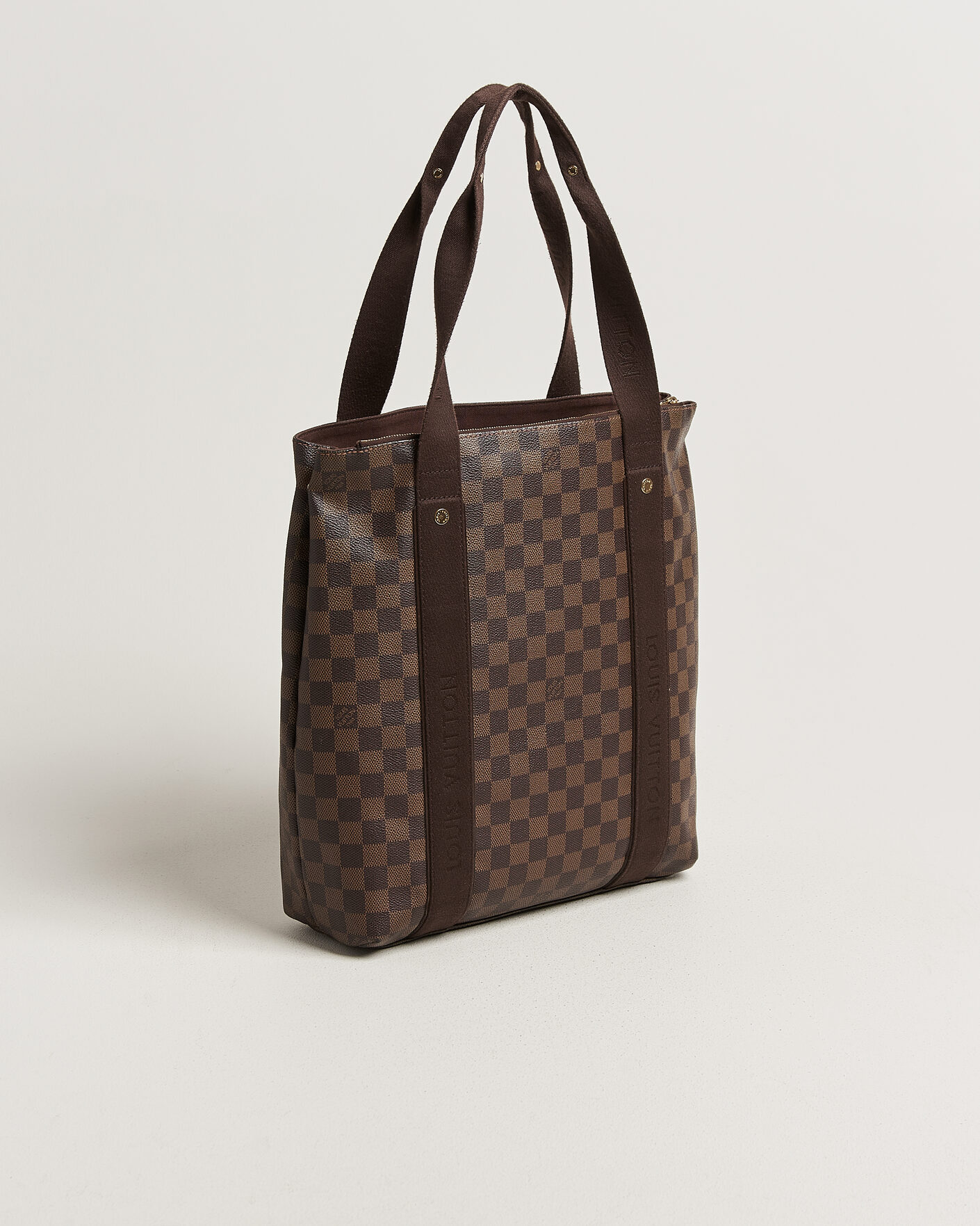 Men | Pre-Owned & Vintage Bags | Louis Vuitton Pre-Owned | Cabas Bobur Tote Bag Damier Ebene