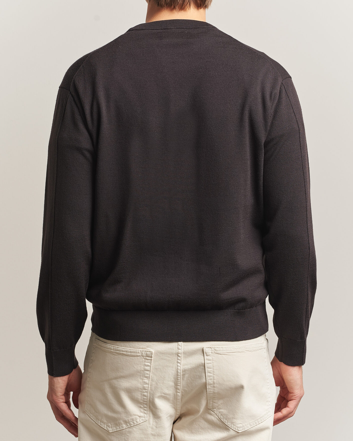 Men | Sweaters & Knitwear | NN07 | Nate Wool Knitted Crew Neck Deep Truffle