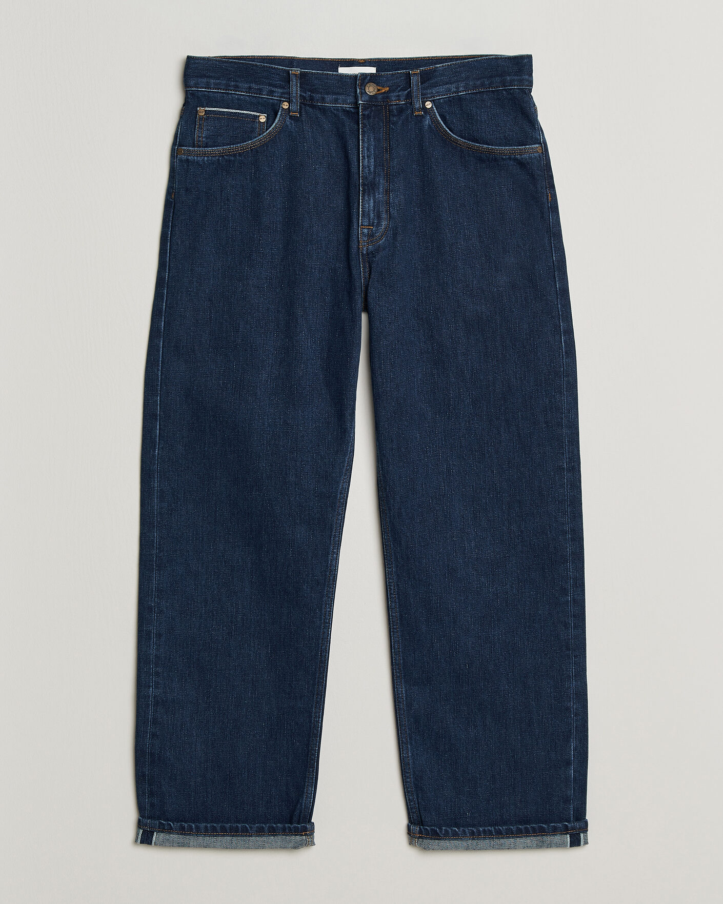 Men | Trousers | NN07 | Otis Relaxed Fit Selvedge Jeans Medium Indigo
