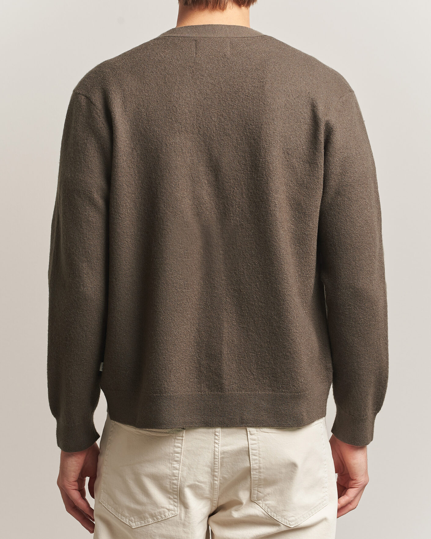 Men | Sweaters & Knitwear | NN07 | Jasper Wool Knitted Cardigan Mable Husk