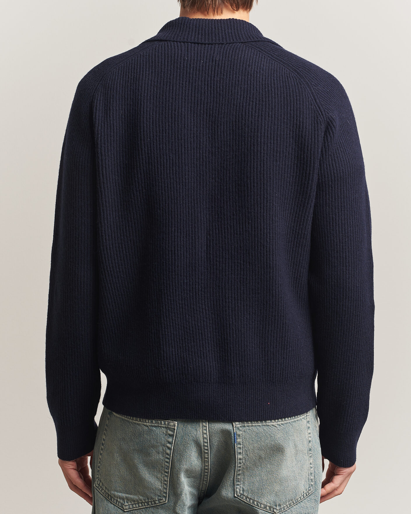 Men | Sweaters & Knitwear | NN07 | Shane Wool Knitted Cardigan Navy Blue