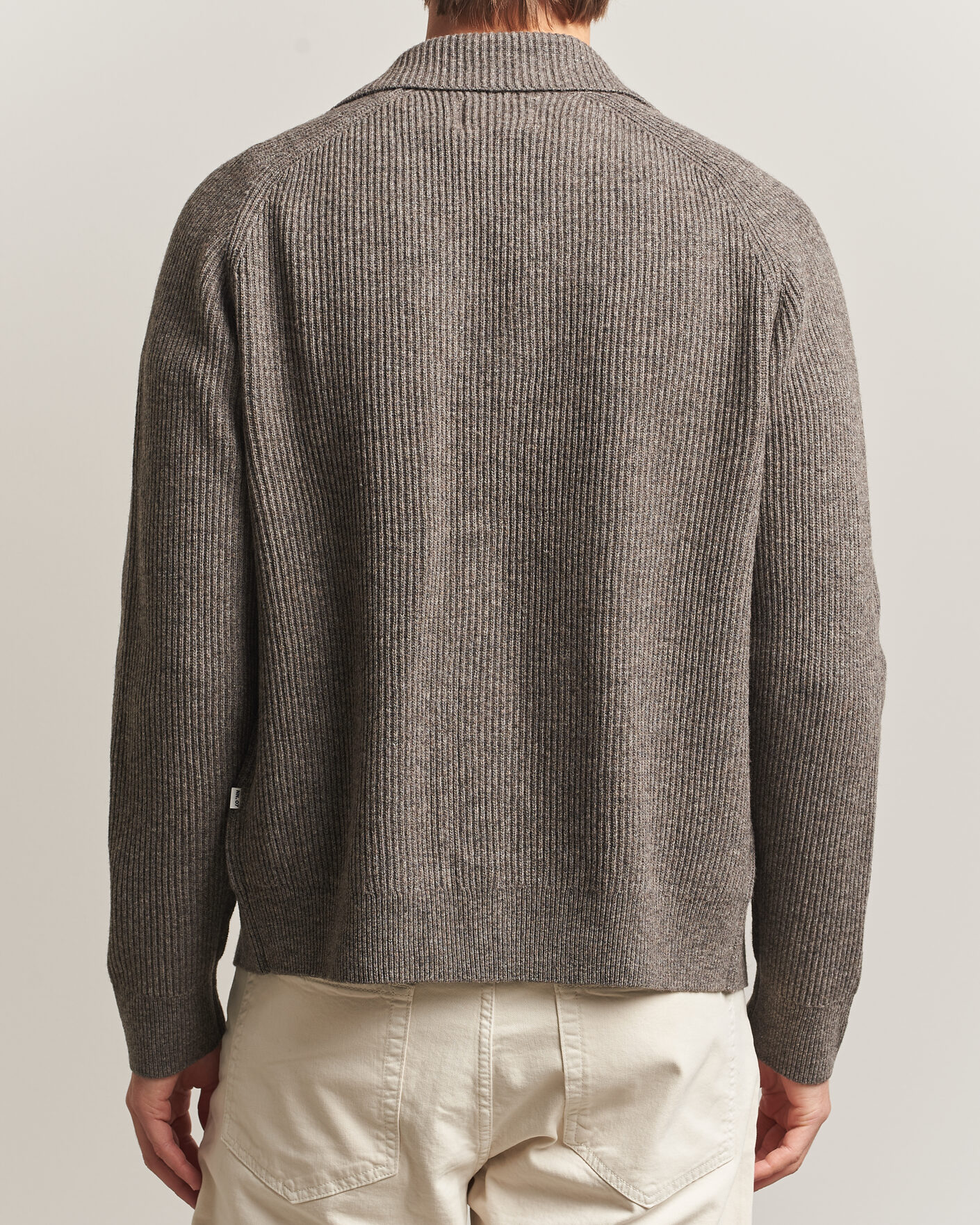 Men | Sweaters & Knitwear | NN07 | Shane Wool Knitted Cardigan Mable Husk