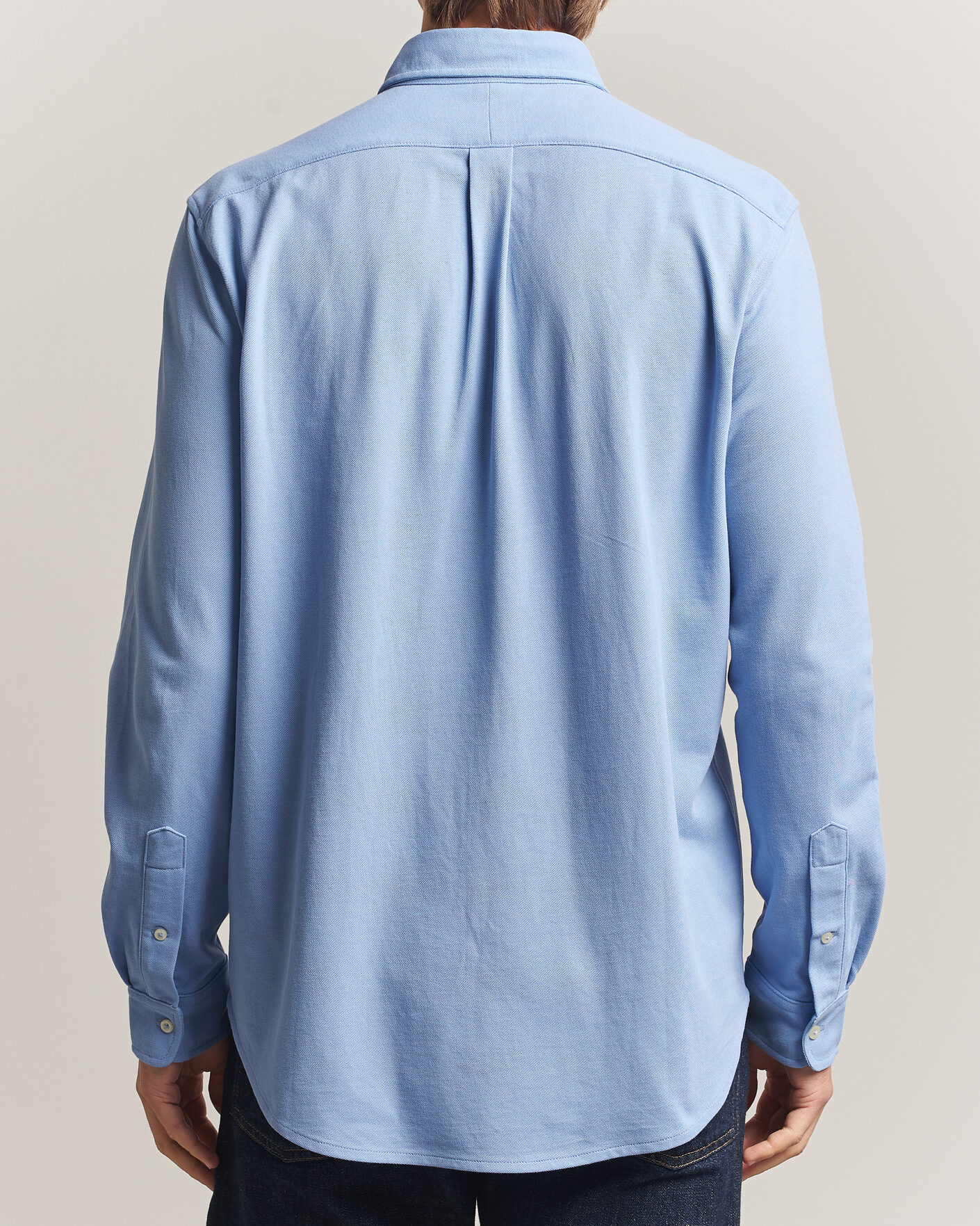 Men | Polo Shirts | Polo Ralph Lauren | Featherweight Mesh Shirt Dress Shirt Blue