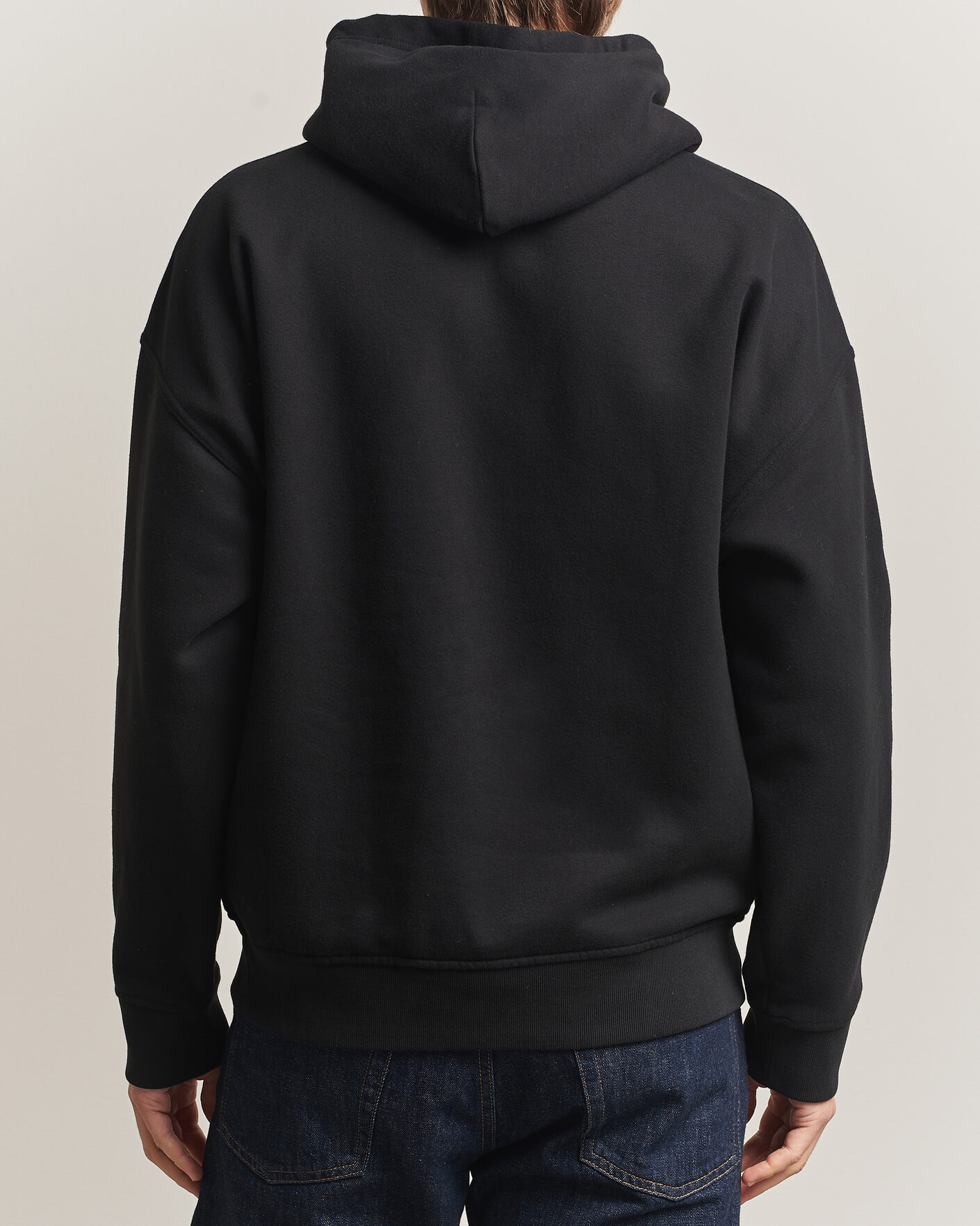 Men | Sweaters & Knitwear | Polo Ralph Lauren | Heavy Weight Tonal Pony Hoodie Polo Black