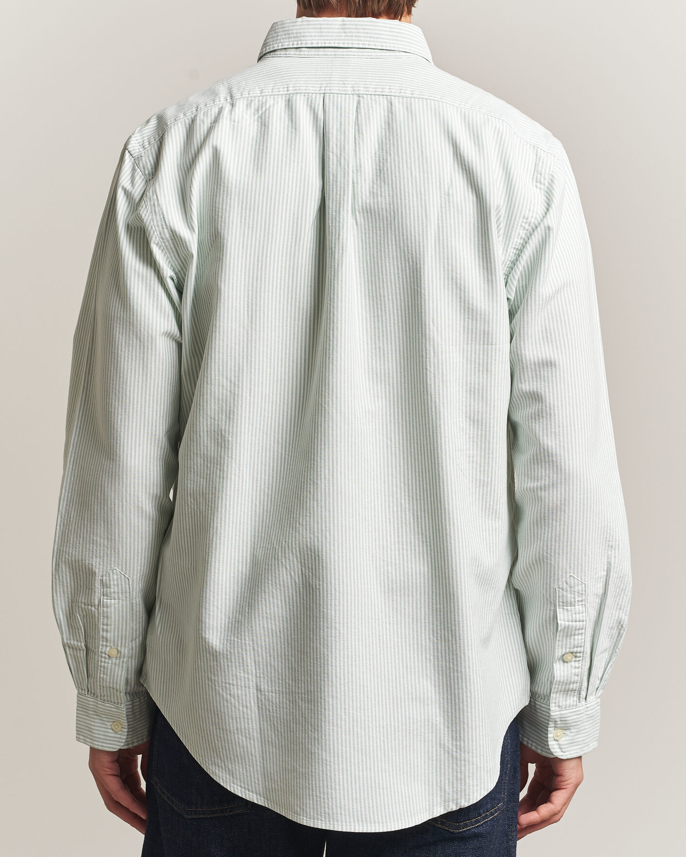 Men | Shirts | Polo Ralph Lauren | Custom Slim Fit Oxford Shirt Pistachio/White