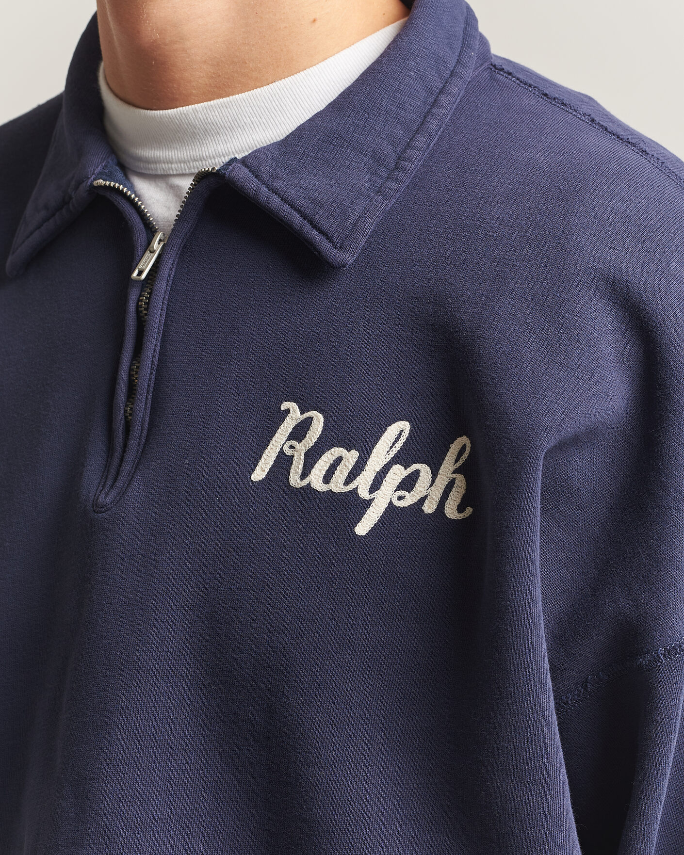 Men | Sweaters & Knitwear | Polo Ralph Lauren | Knit Half Zip Sweatshirt Dark Cobolt