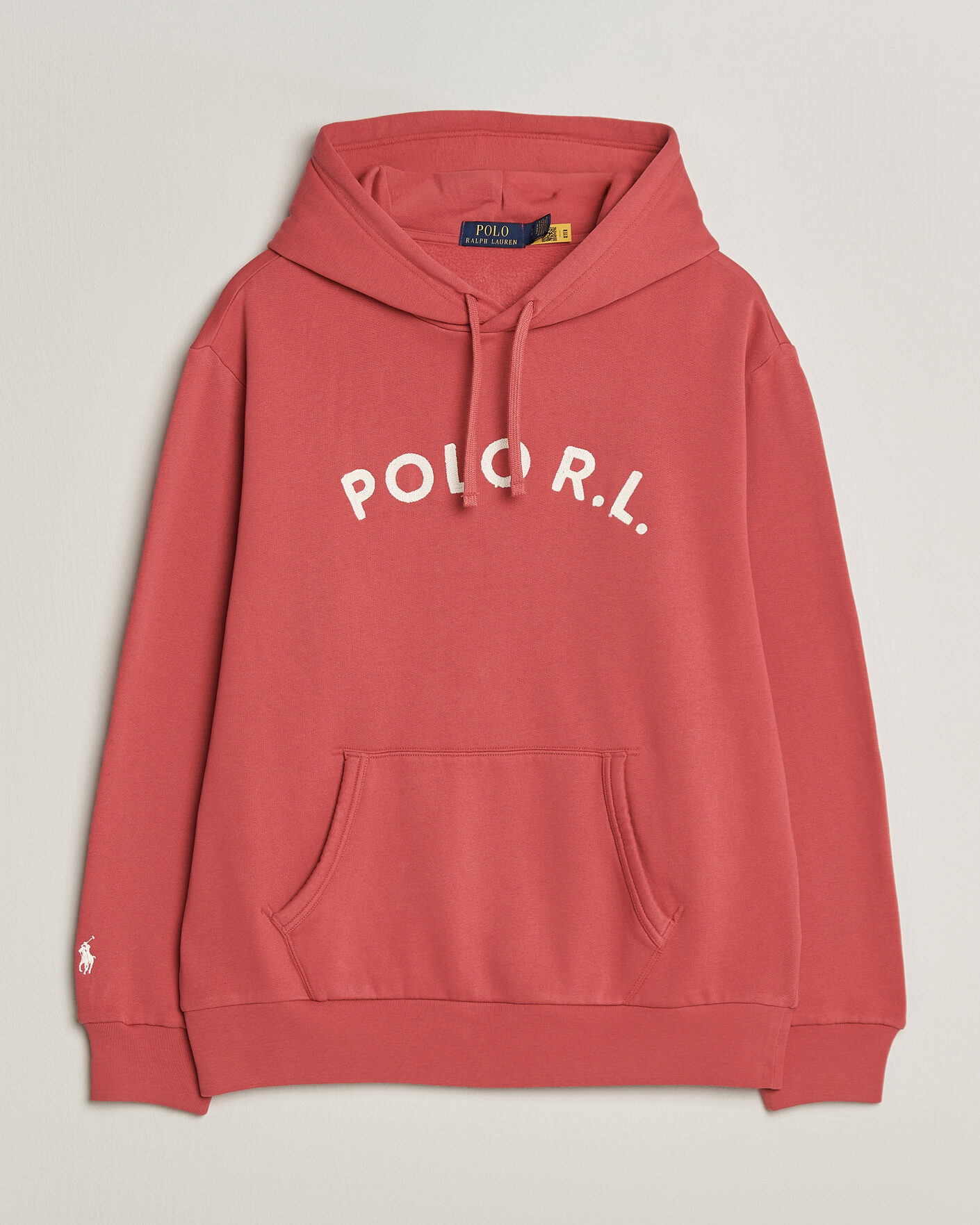 Men | Sweaters & Knitwear | Polo Ralph Lauren | Cotton Chest Logo Hood Nantucket Red
