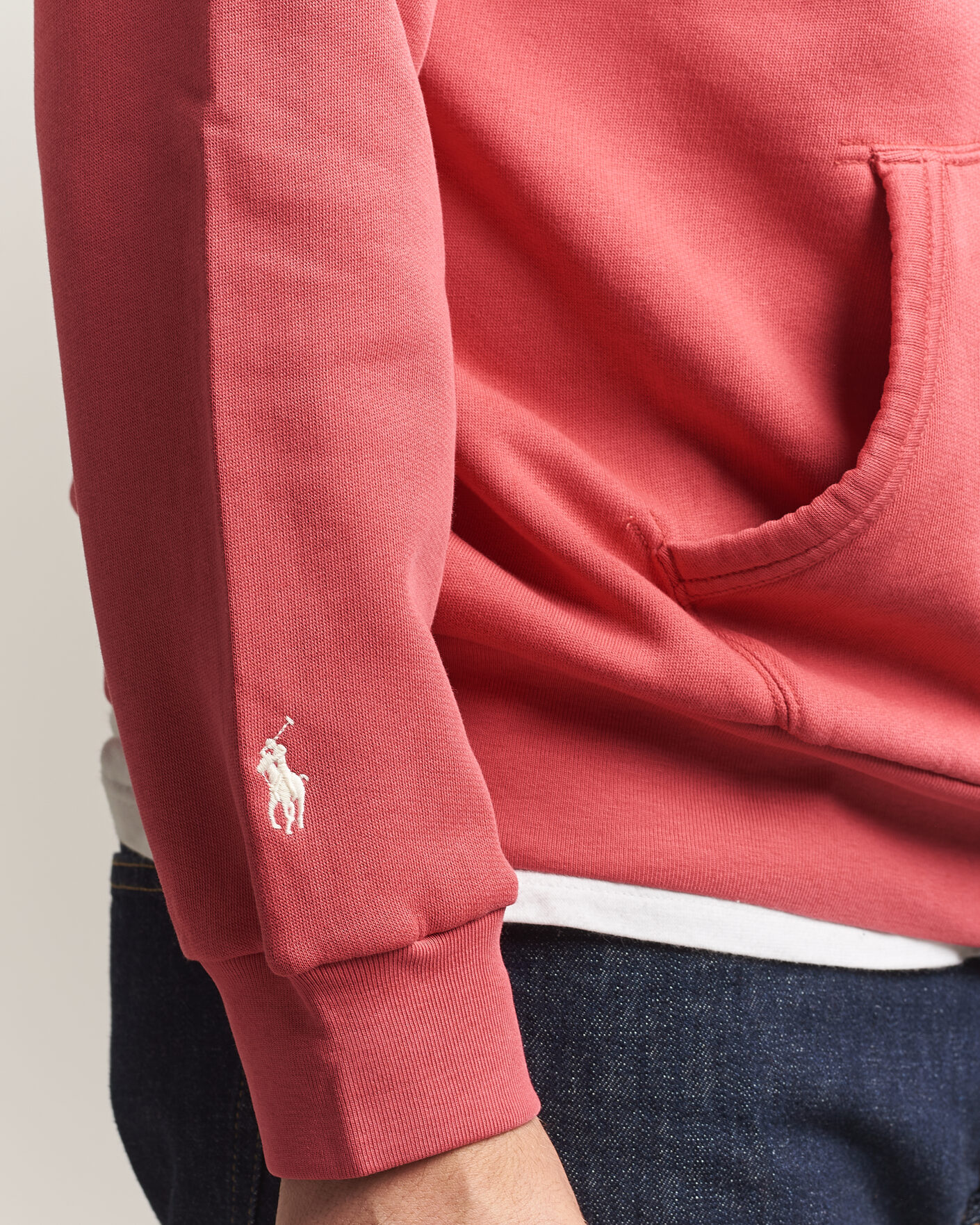 Men | Sweaters & Knitwear | Polo Ralph Lauren | Cotton Chest Logo Hood Nantucket Red