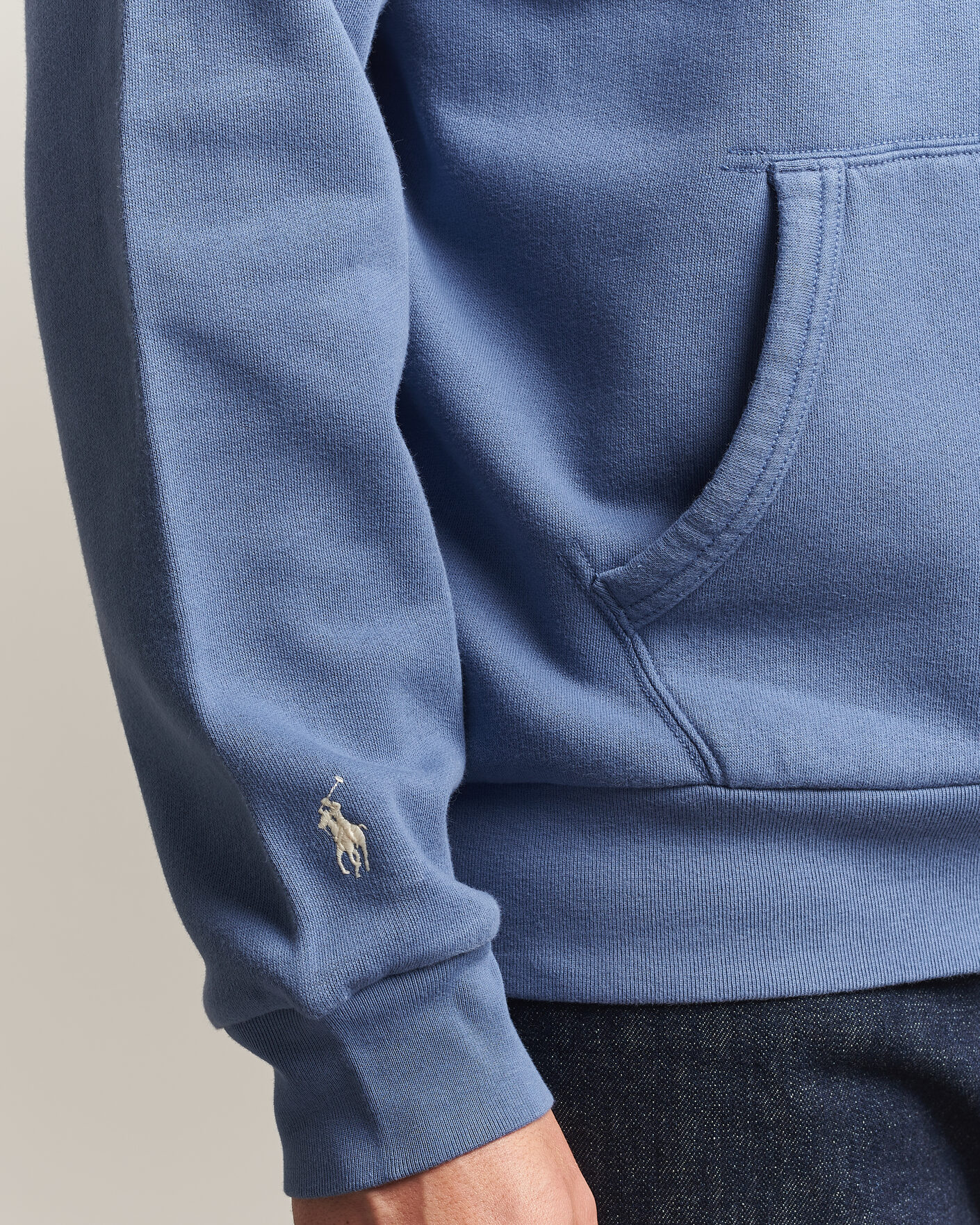 Men | Sweaters & Knitwear | Polo Ralph Lauren | Cotton Chest Logo Hood Carson Blue