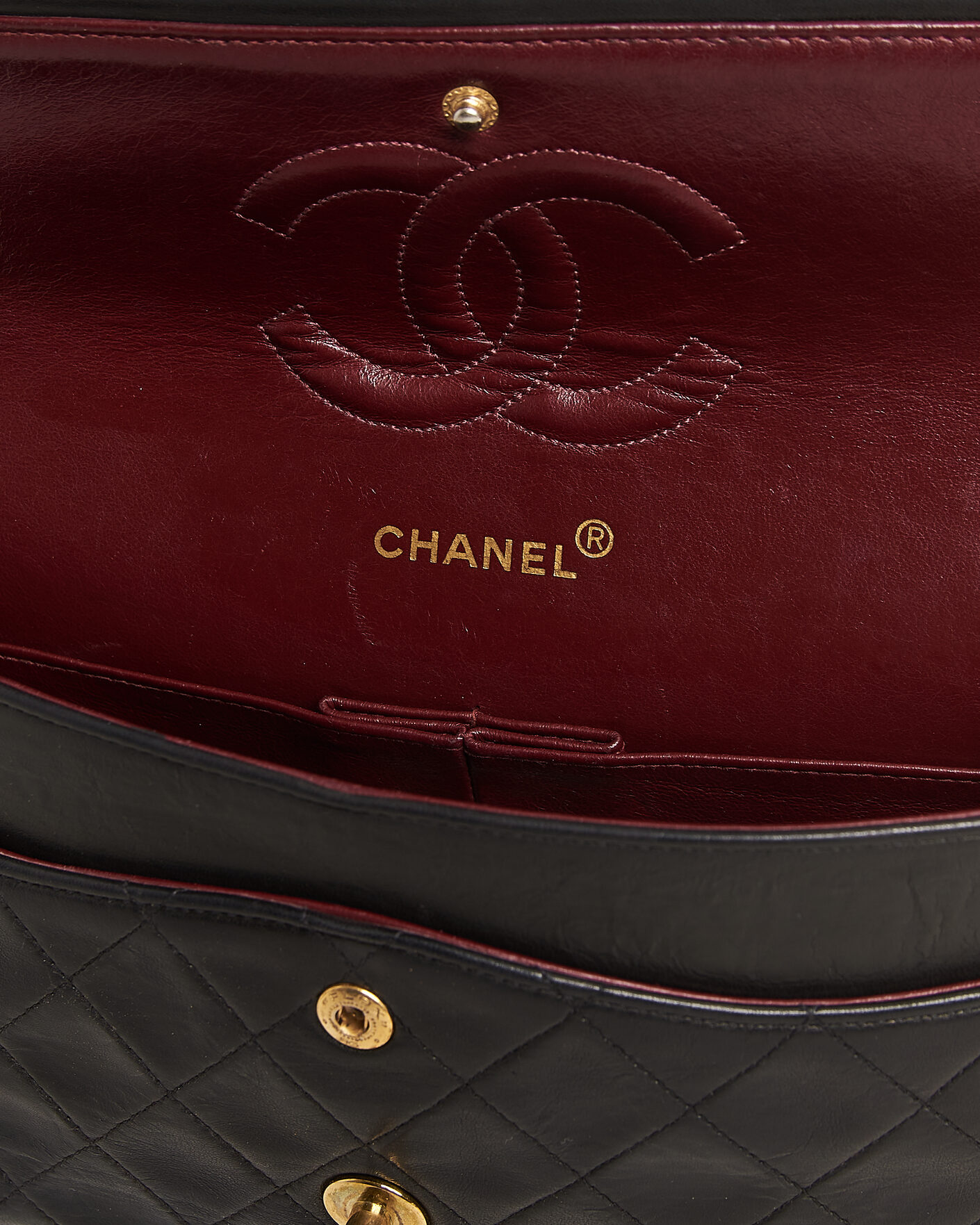 Men | Pre-Owned & Vintage Bags | Louis Vuitton Pre-Owned | Chanel Pre-Owned Classic Medium Double Flap Bag Lambskin Black