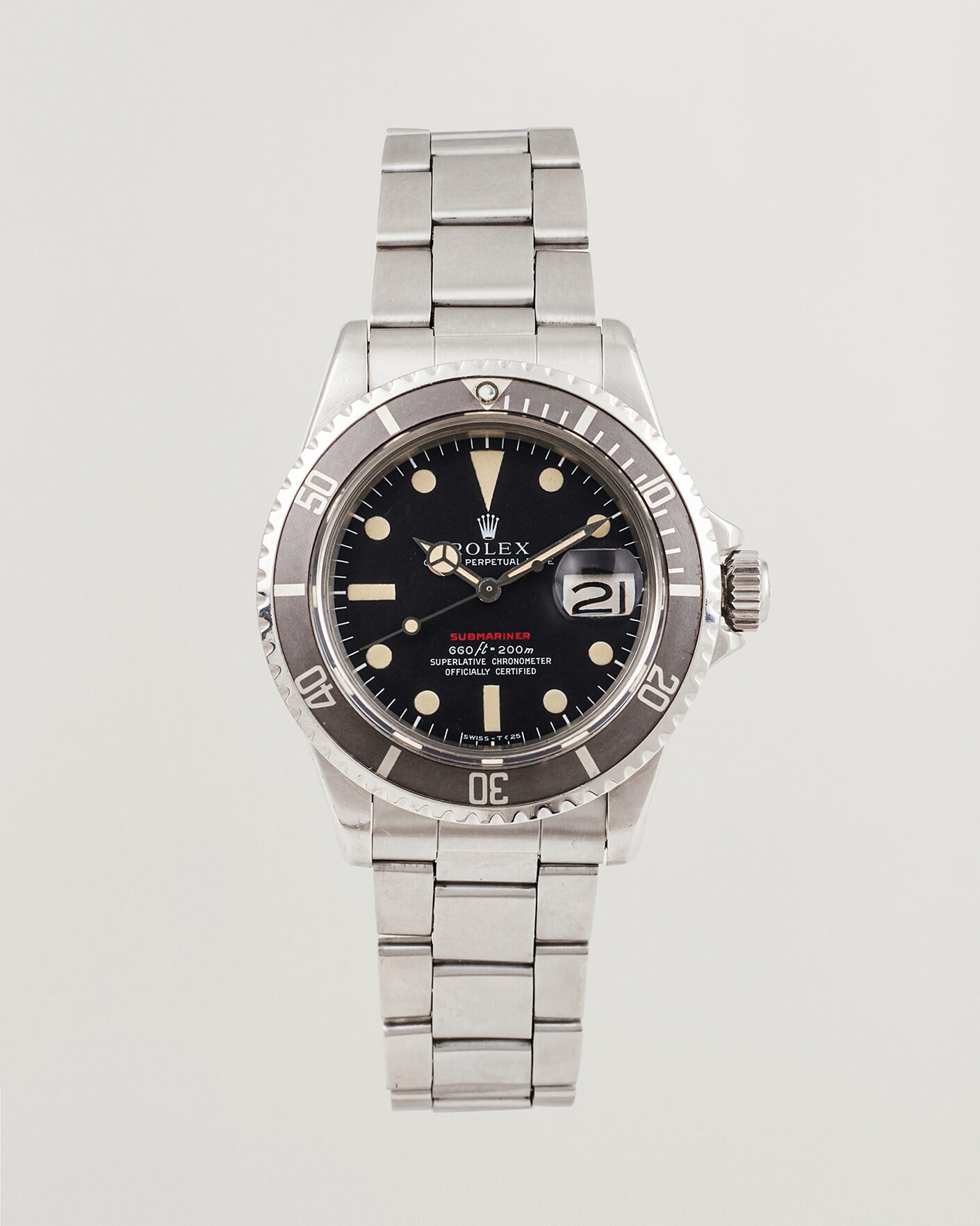 Men | Pre-Owned & Vintage Watches | Rolex Pre-Owned | Submariner 1680 Red 