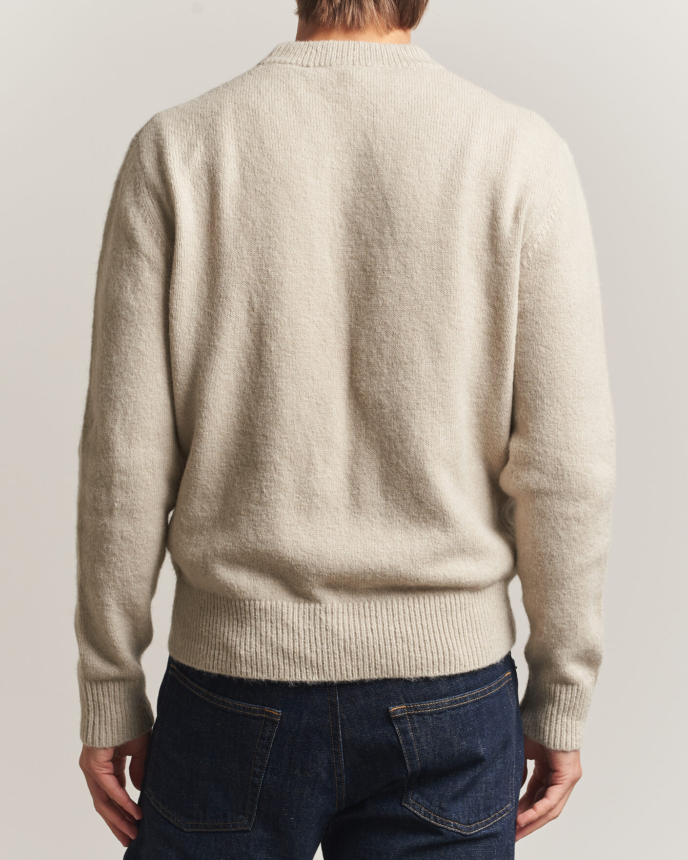 Men | Sweaters & Knitwear | Sunflower | Moon Alpaca Sweater Pebble