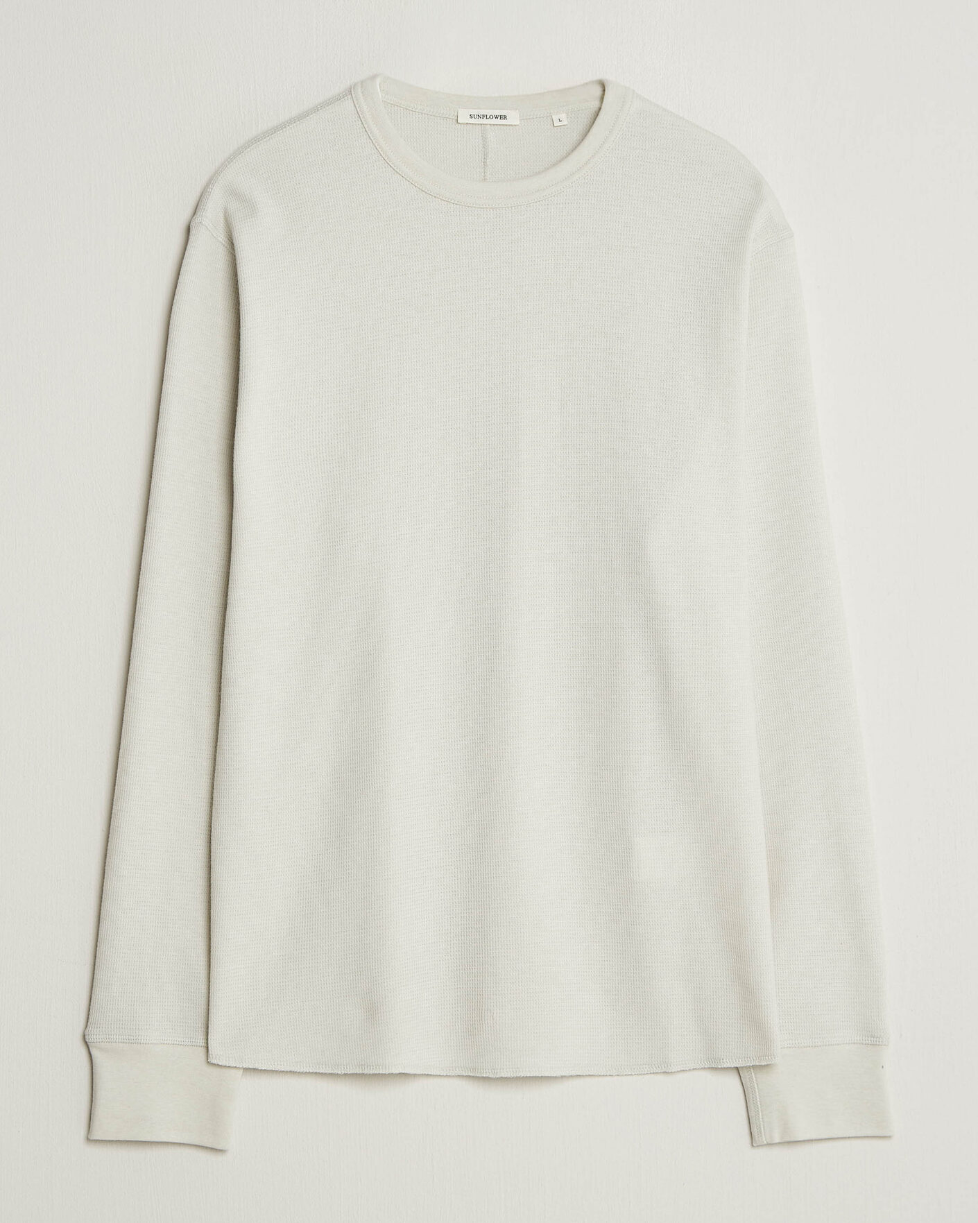 Men | T-Shirts | Sunflower | Wool Waffle Long Sleeve T-Shirt Kit White