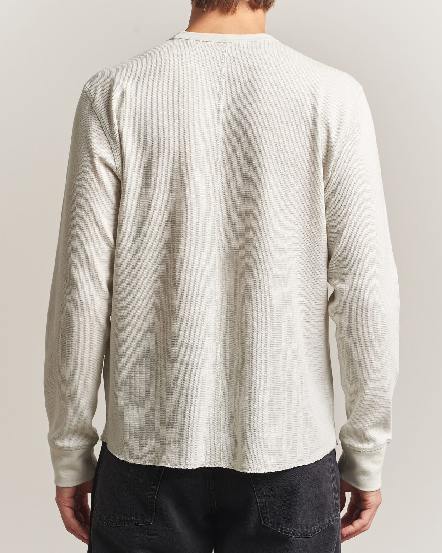 Men | T-Shirts | Sunflower | Wool Waffle Long Sleeve T-Shirt Kit White