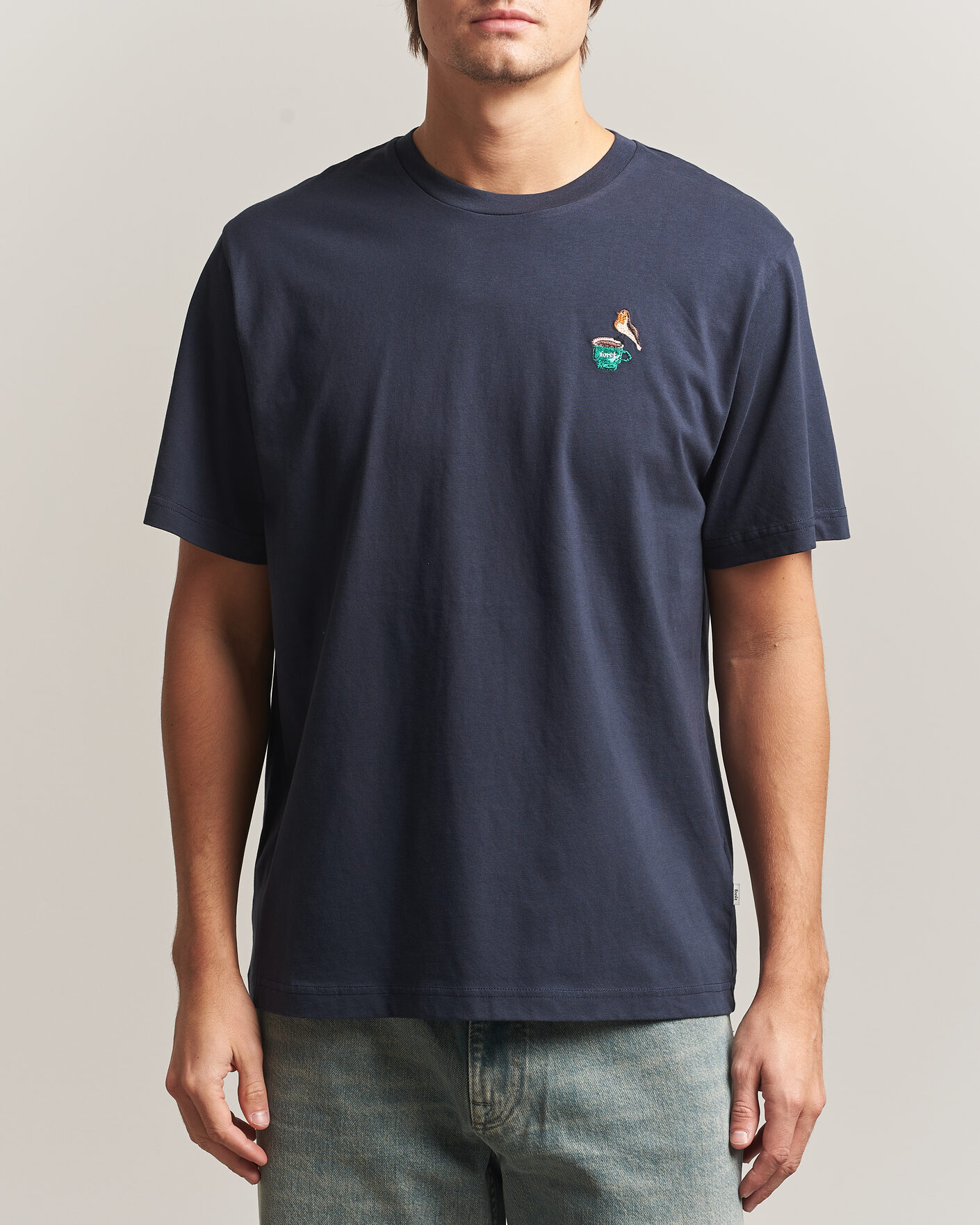Men | T-Shirts | Forét | Rest T-Shirt Navy