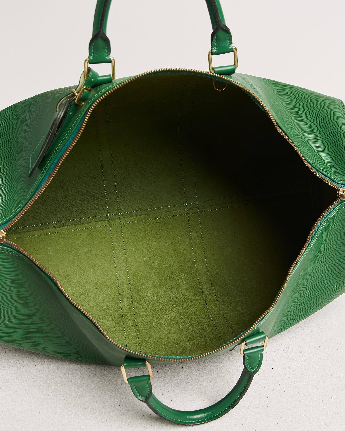 Men | Pre-Owned & Vintage Bags | Louis Vuitton Pre-Owned | Keepall 55 Epi Leather Green