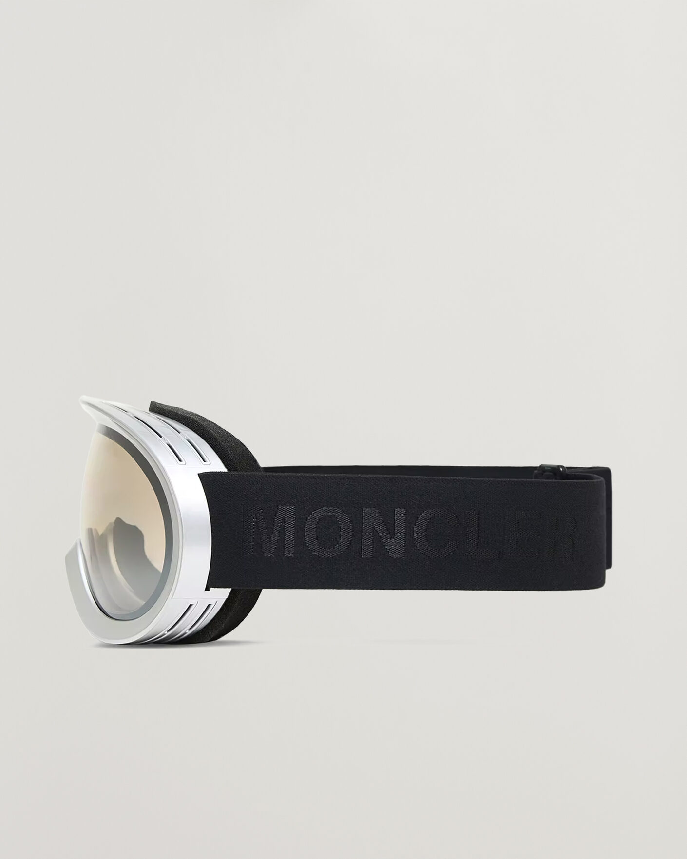 Men | Sunglasses | Moncler Lunettes | Snowray Ski Googles Shiny Silver