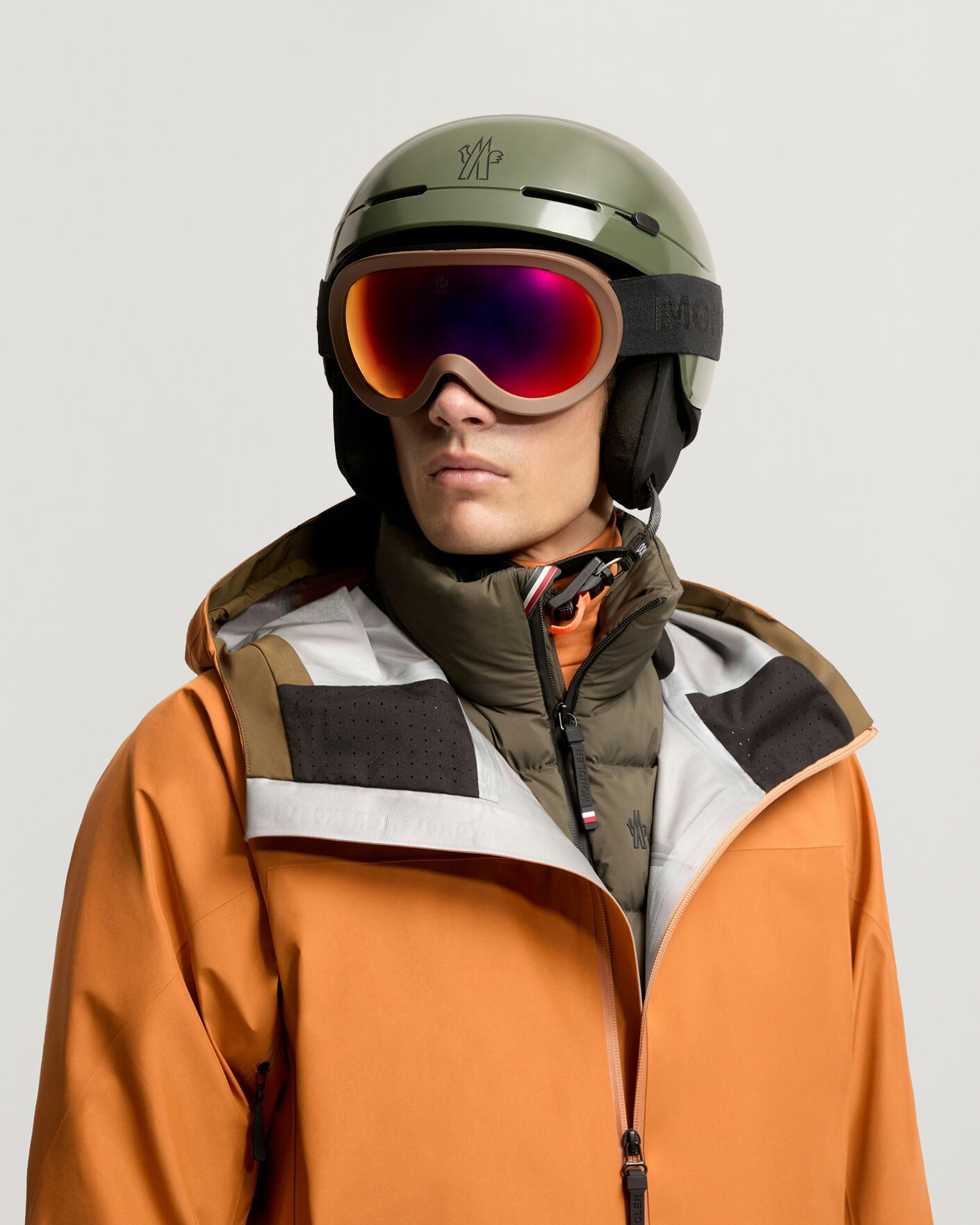 Men | Sunglasses | Moncler Lunettes | Snowray Ski Googles Matte Dark Brown