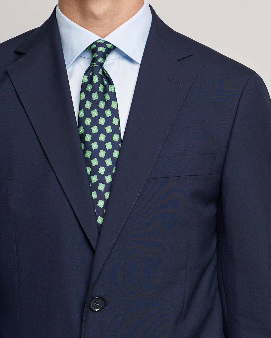 Men | Suits | Oscar Jacobson | Edmund Suit Super 120's Wool Navy
