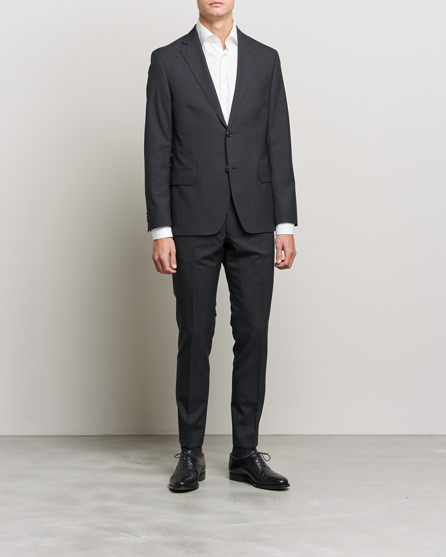 Men | Summer Get Together | Oscar Jacobson | Edmund Suit Super 120's Wool Grey