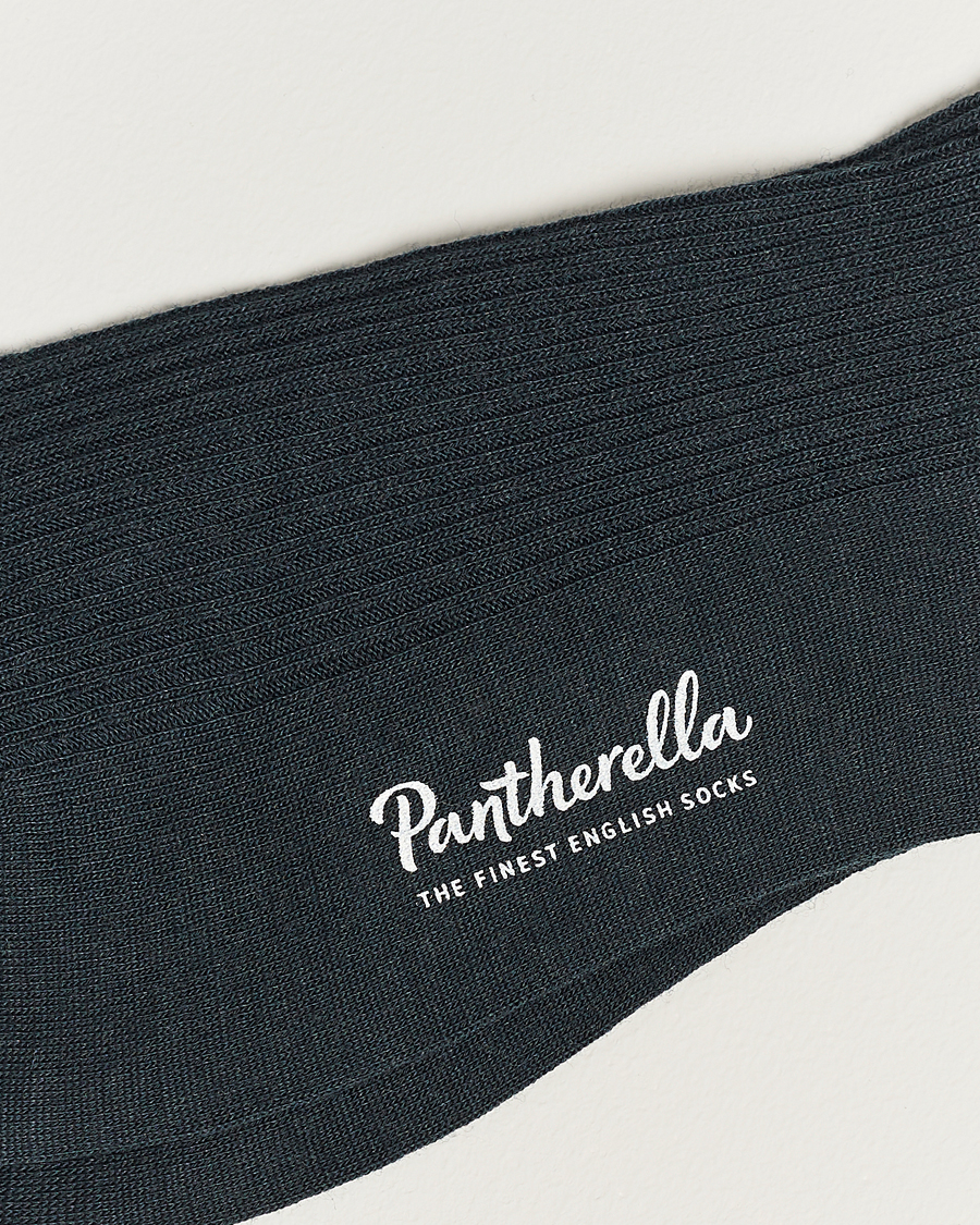 Men | Basics | Pantherella | 5-Pack Naish Merino/Nylon Sock Navy/Black/Charcoal/Chocolate/Racing Green