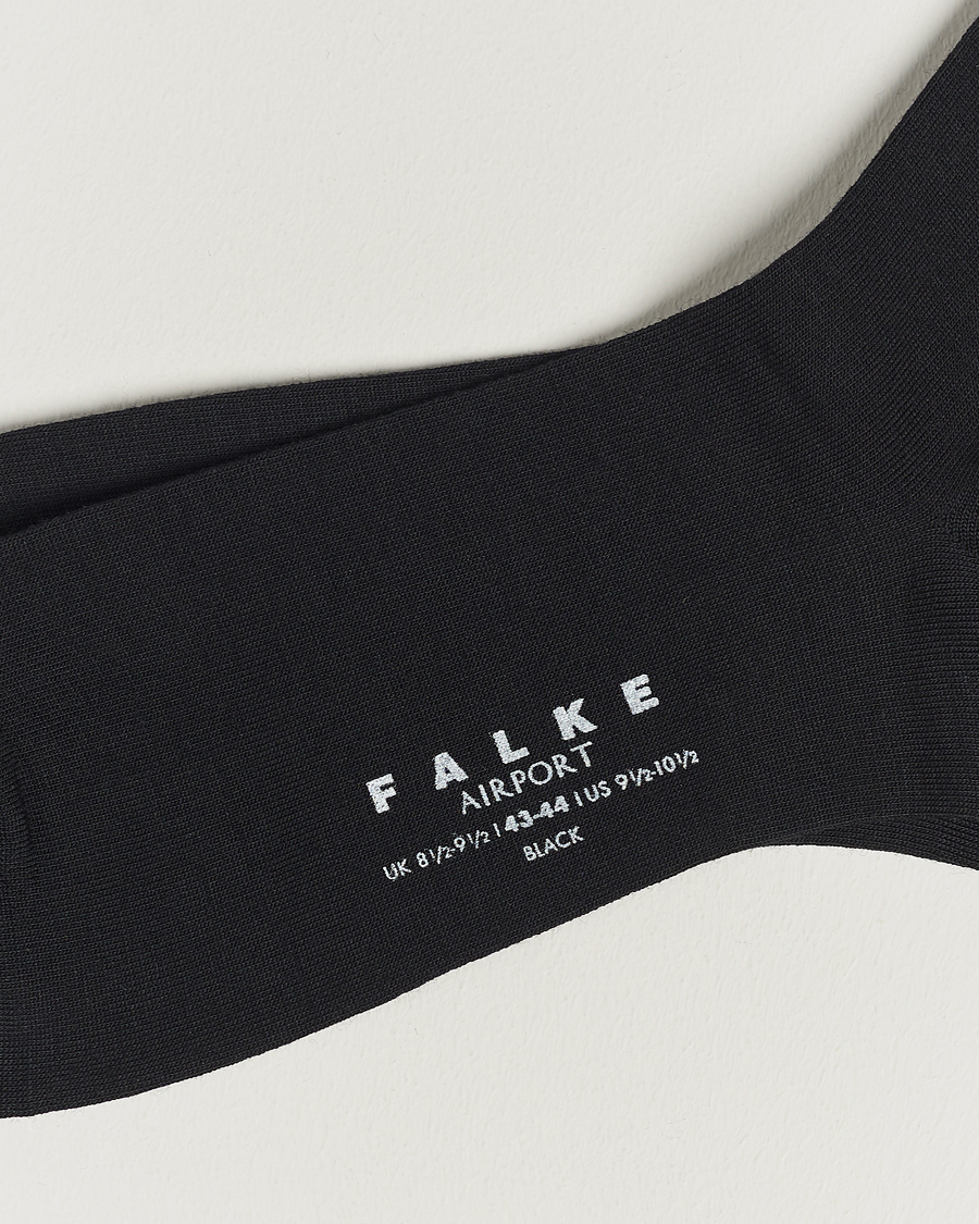 Men | Wardrobe basics | Falke | 10-Pack Airport Socks Black
