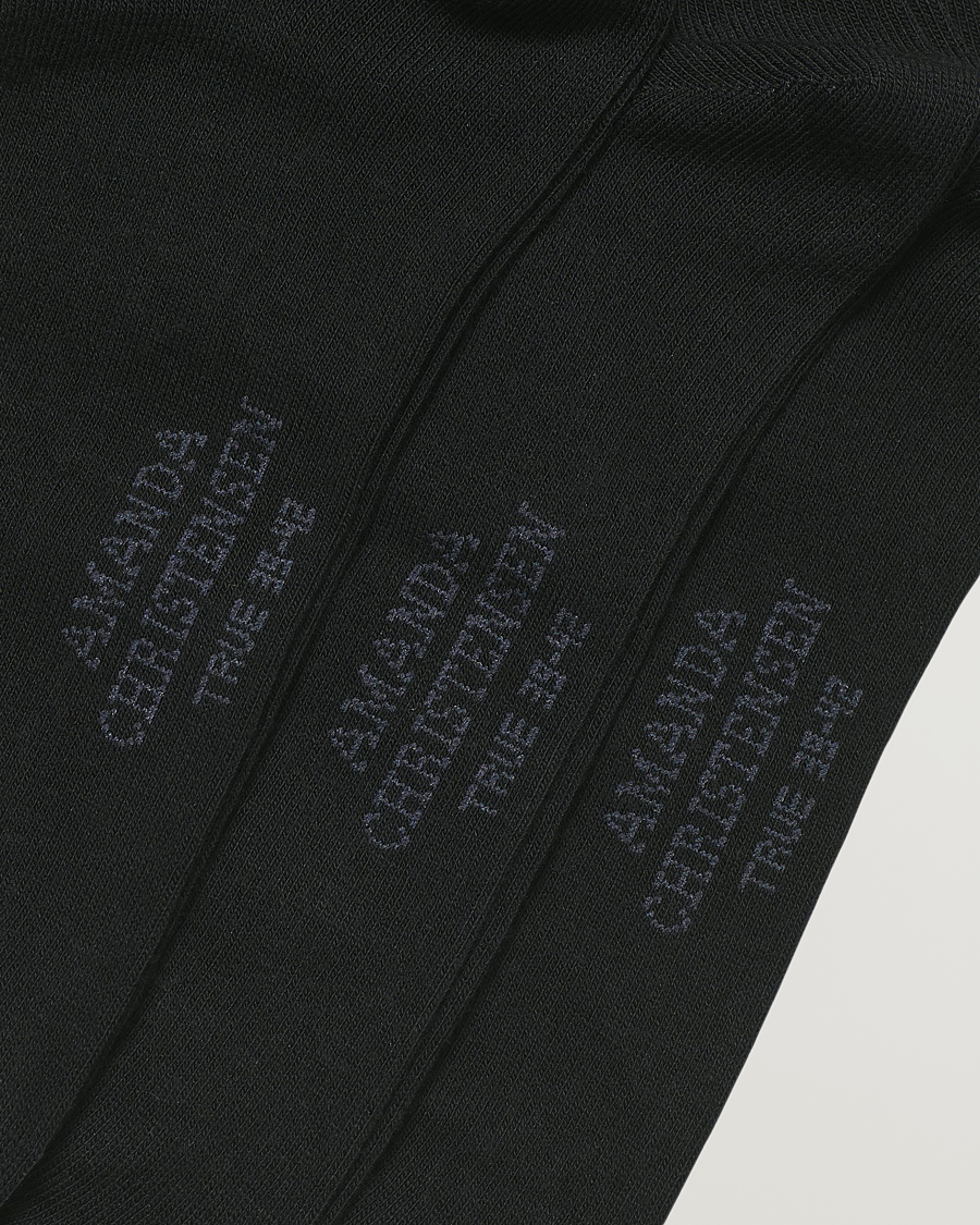 Men | Underwear & Socks | Amanda Christensen | 6-Pack True Cotton Socks Black