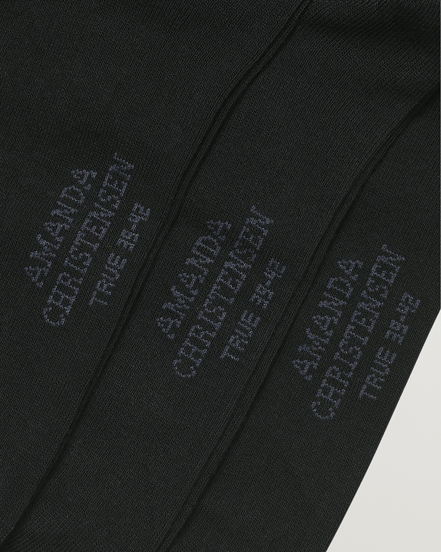 Men | Underwear & Socks | Amanda Christensen | 12-Pack True Cotton Socks Black