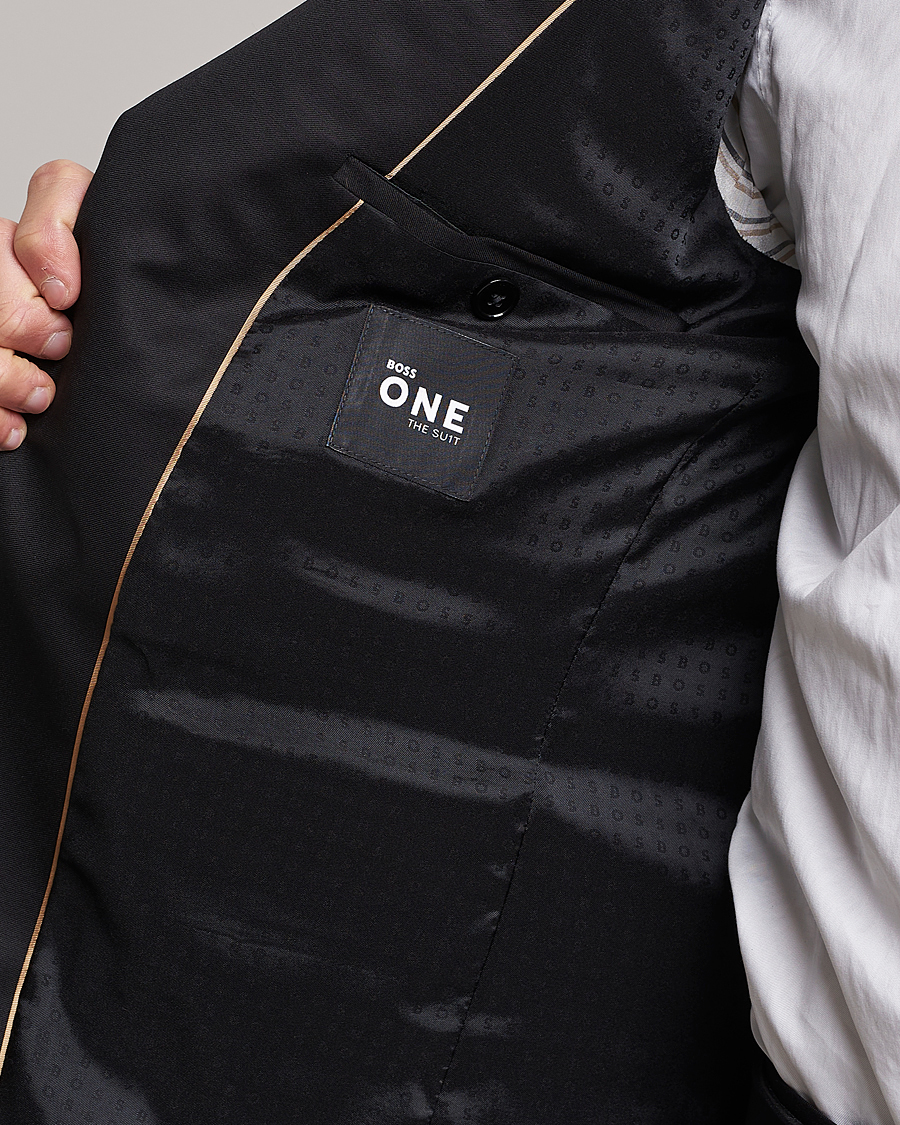 Men | Suits | BOSS BLACK | Huge Wool Suit Black