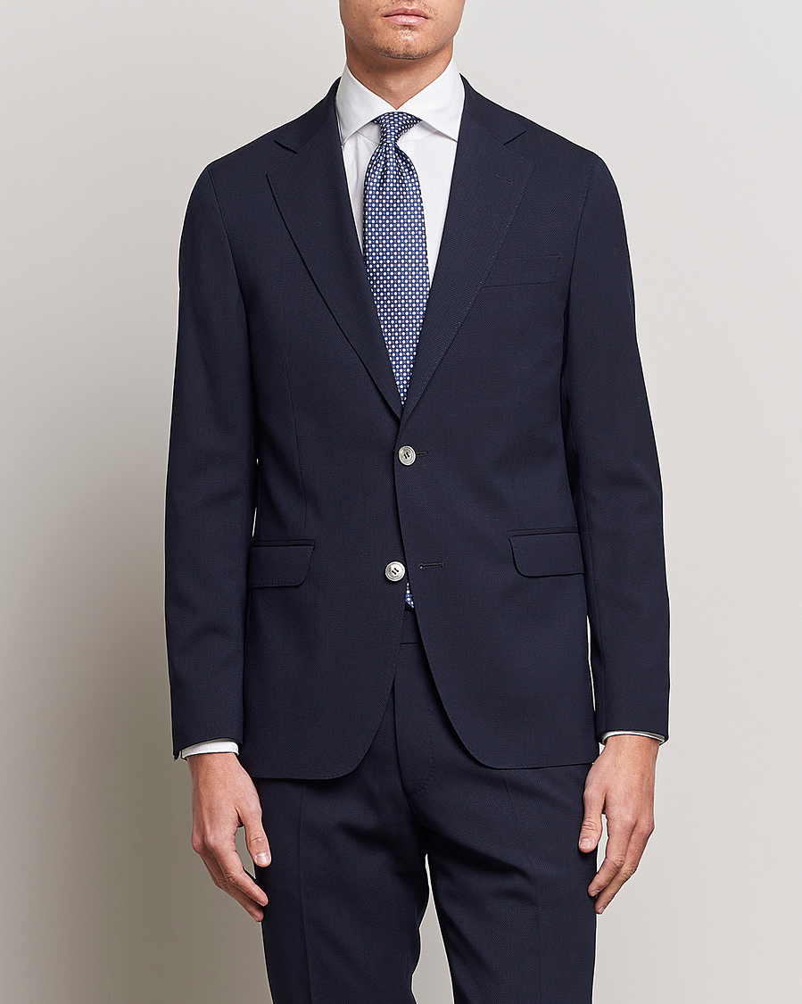 Men | Suits | Oscar Jacobson | Ego Wool Suit Blue