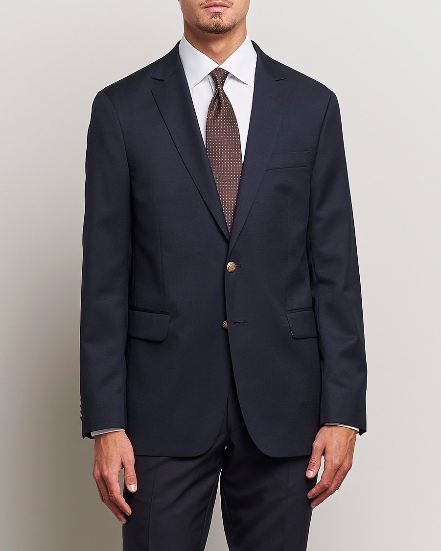 Men | Two-piece Suits | Oscar Jacobson | John Club Wool Suit Navy
