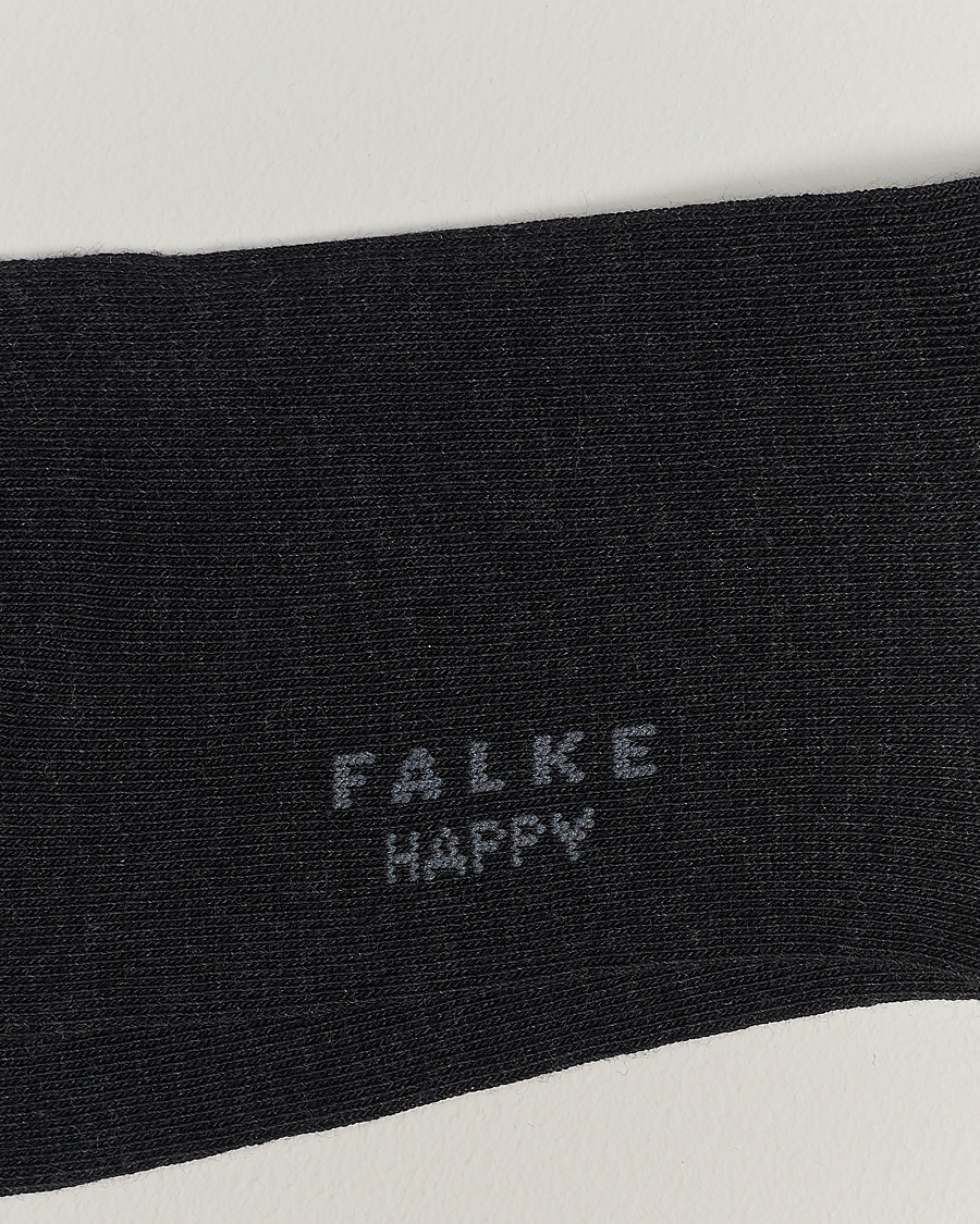 Men | Underwear & Socks | Falke | 6-pack Happy Cotton Socks Anthracite Melange